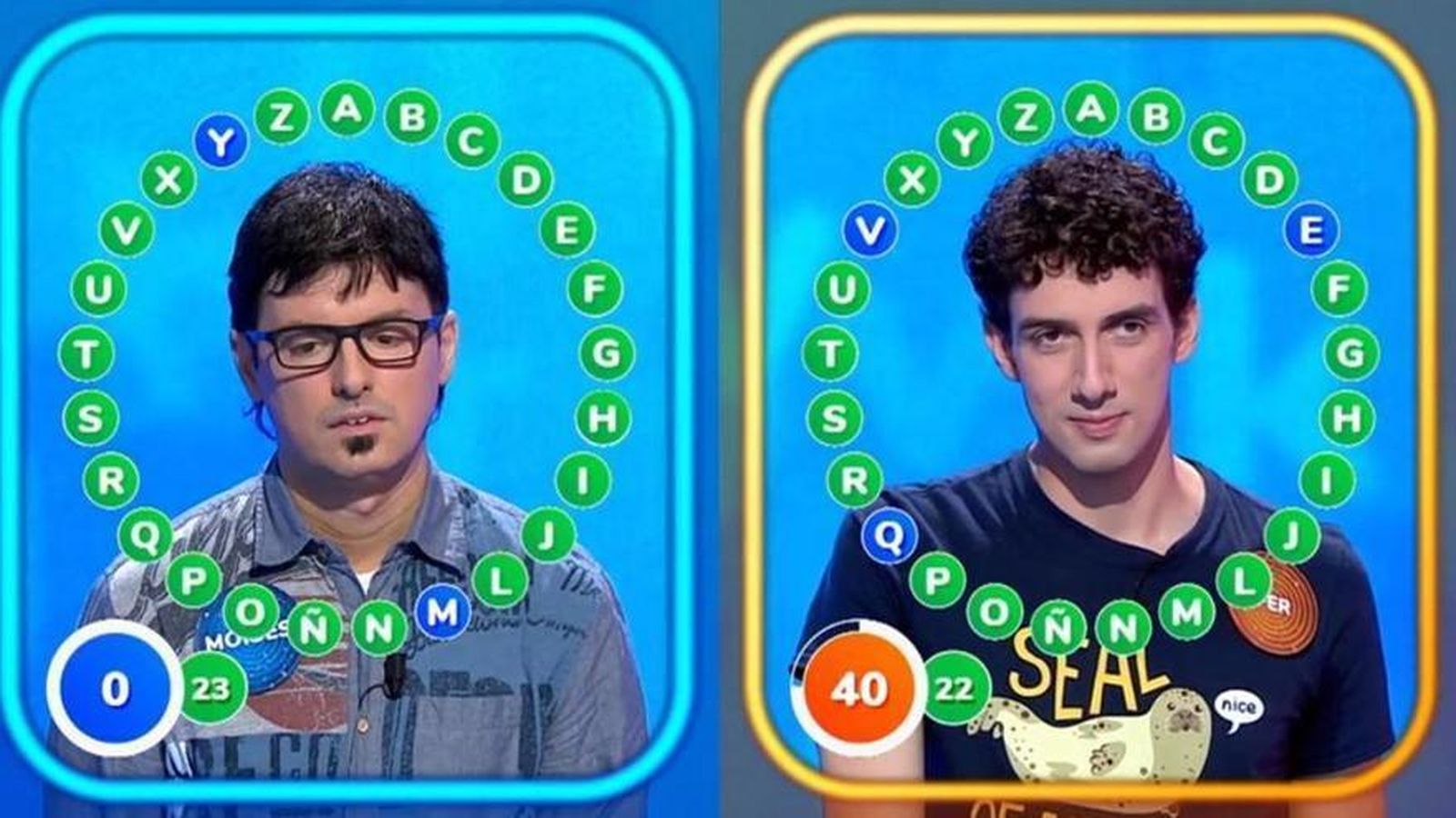 Moisés y Fer, los concursantes actuales de 'Pasapalabra'