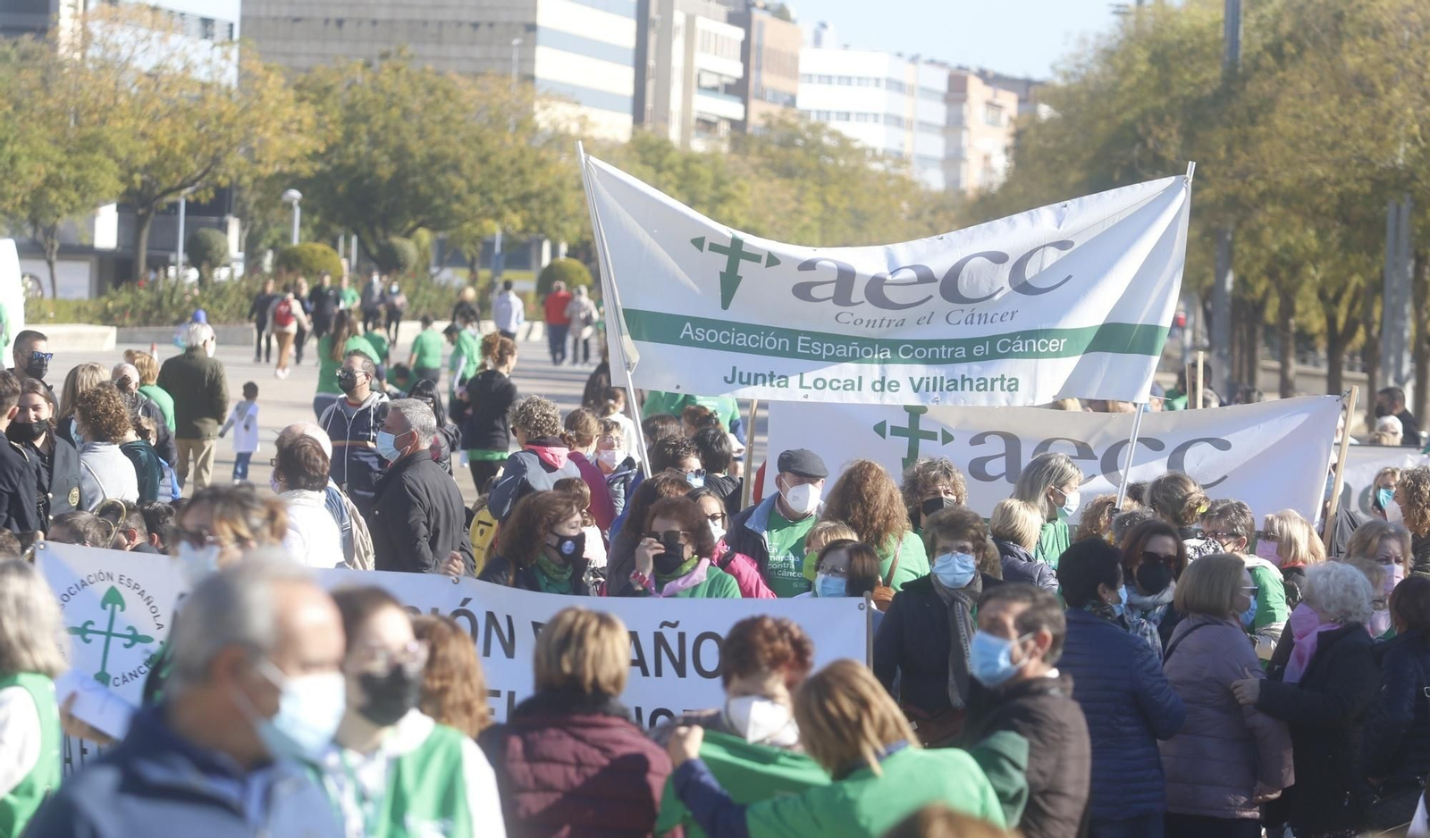 La marcha por la vida de la AECC en Córdoba, en fotografías