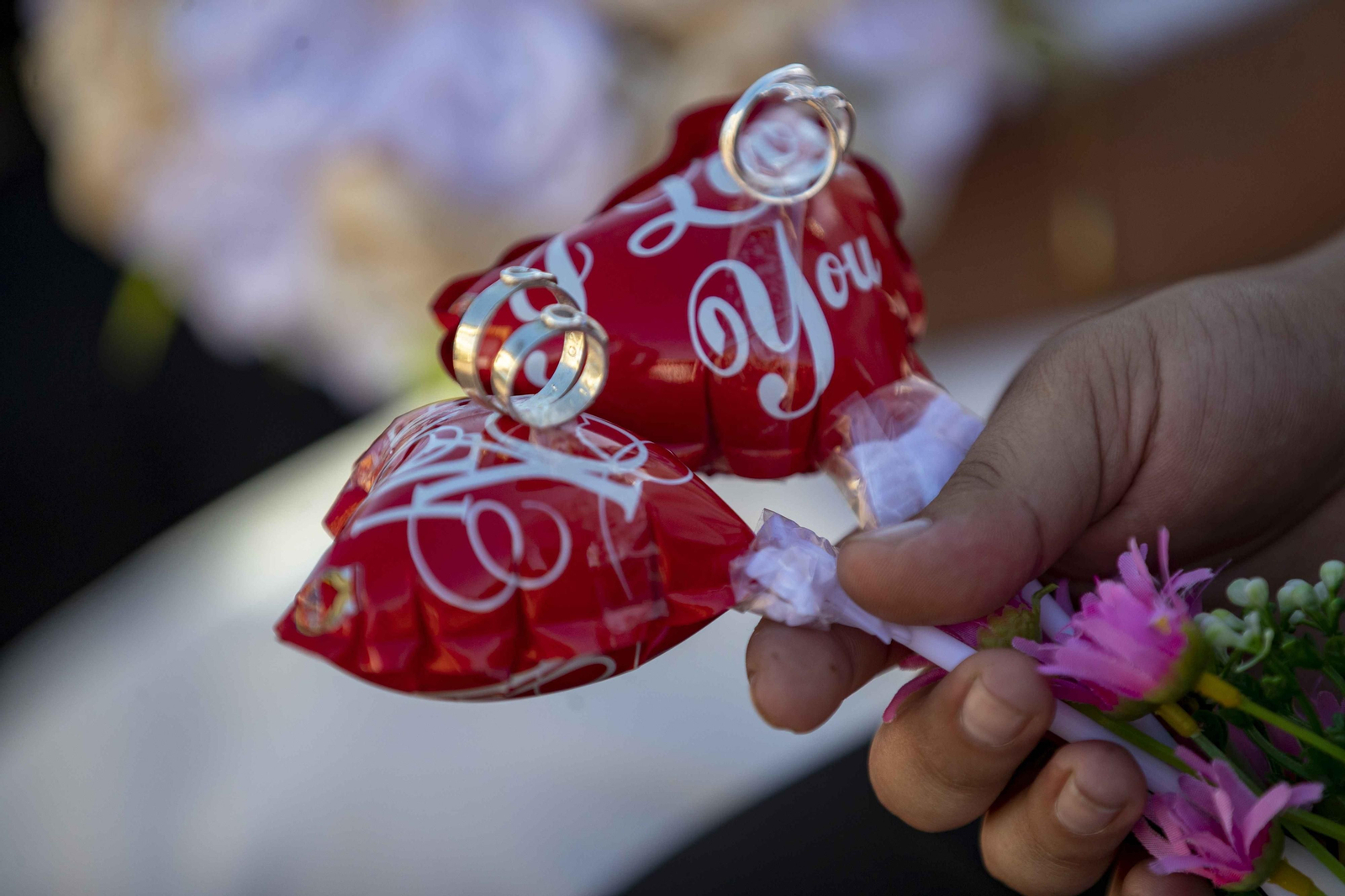 Anillos de compromiso.