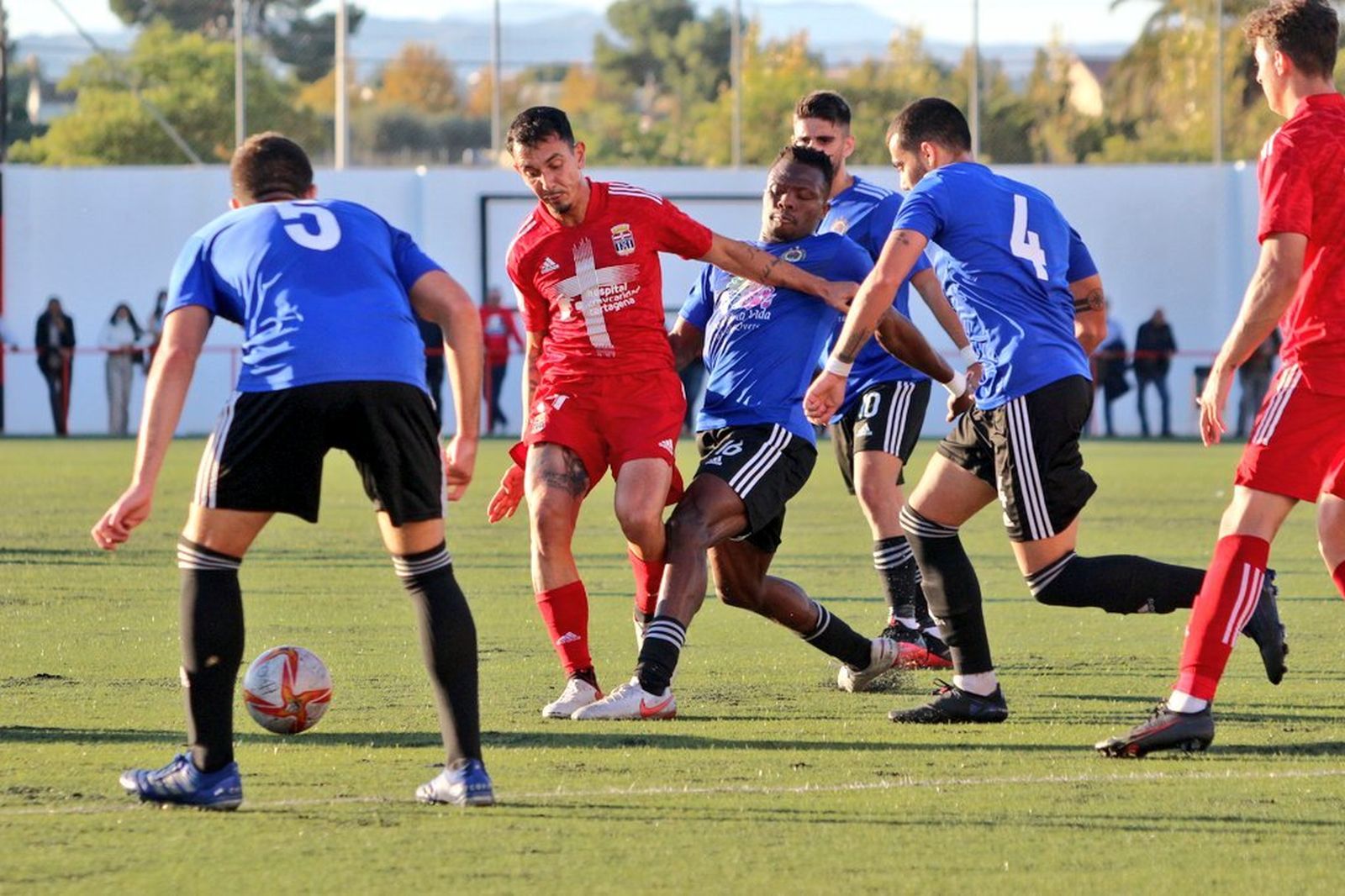 Imagen del partido en el feudo huercalense.