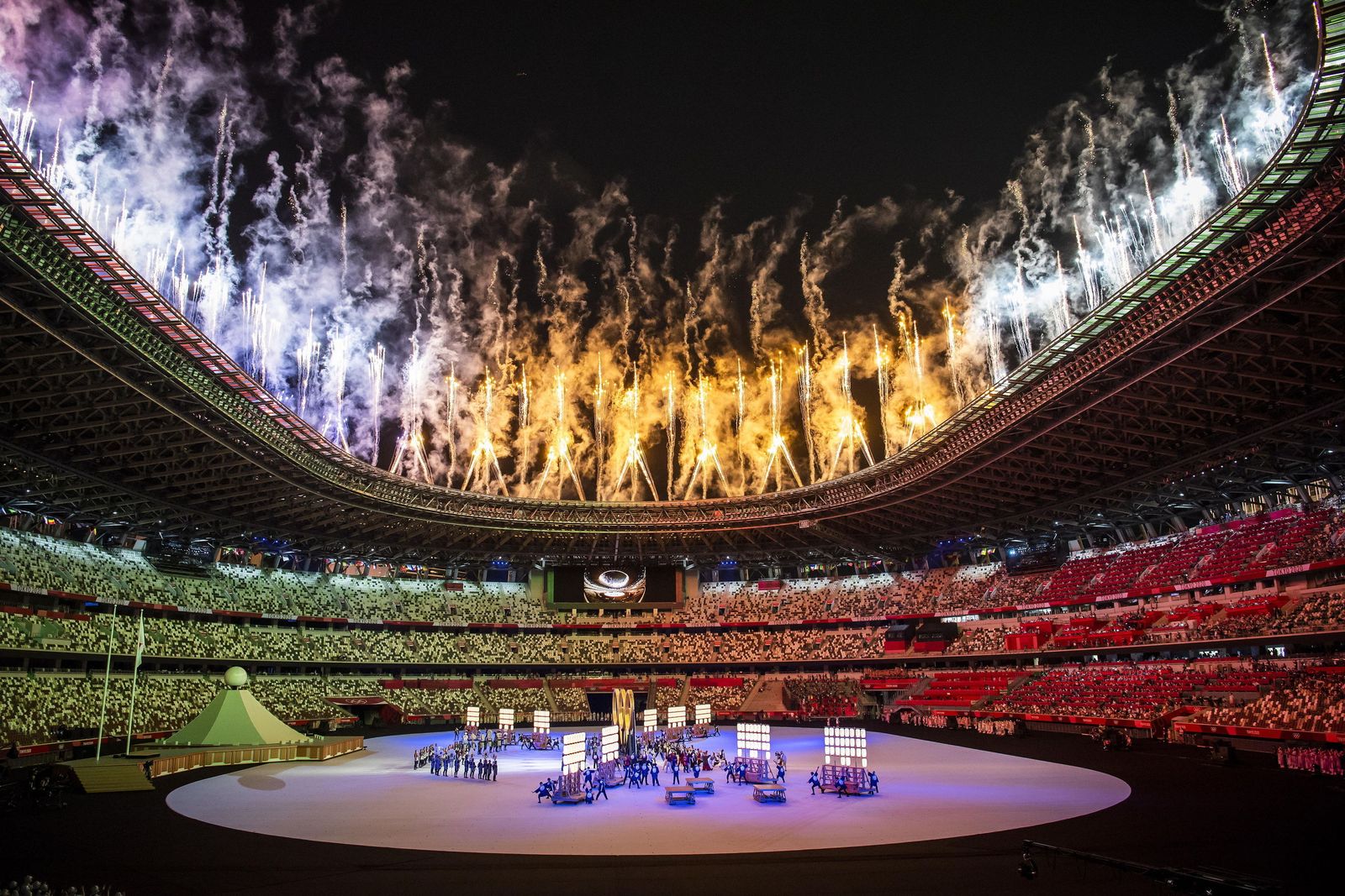 La ceremonia inaugural de los Juegos Olímpicos de Tokio 2020, en imágenes