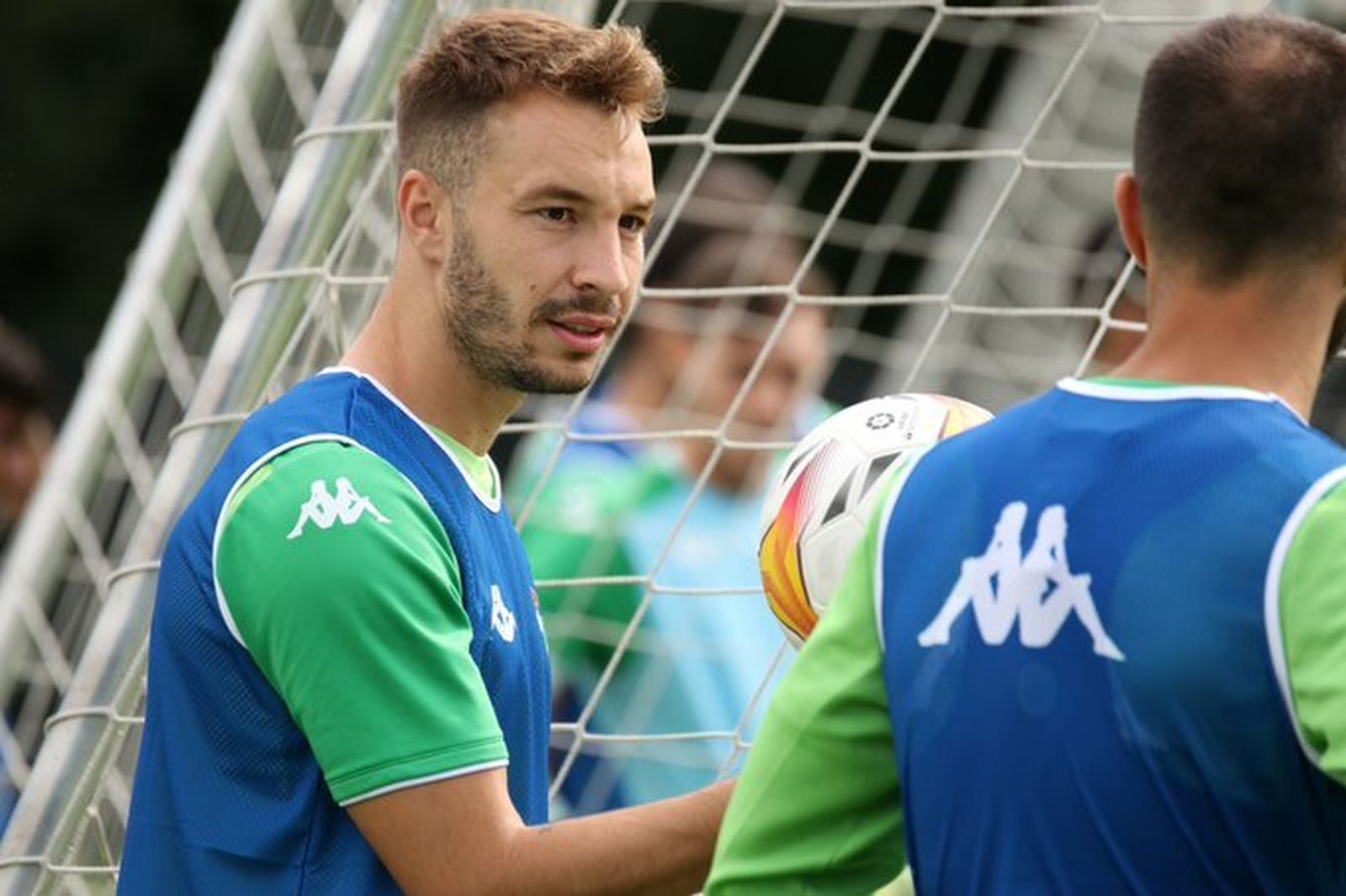 Loren, en un entrenamiento en Bad Ragaz