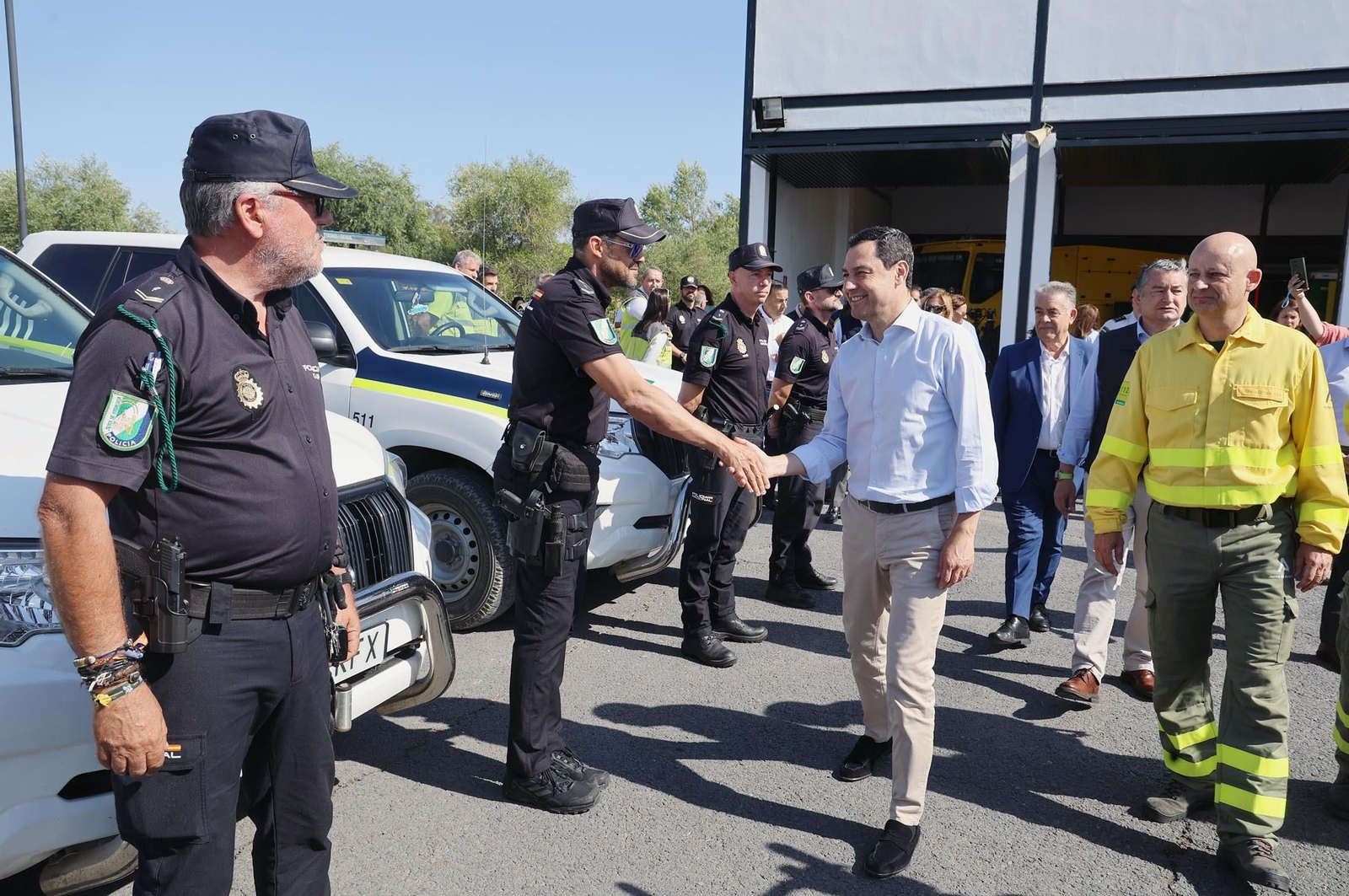 Imágenes de la presentación del Plan Infoca 2024 de prevención de incendios forestales