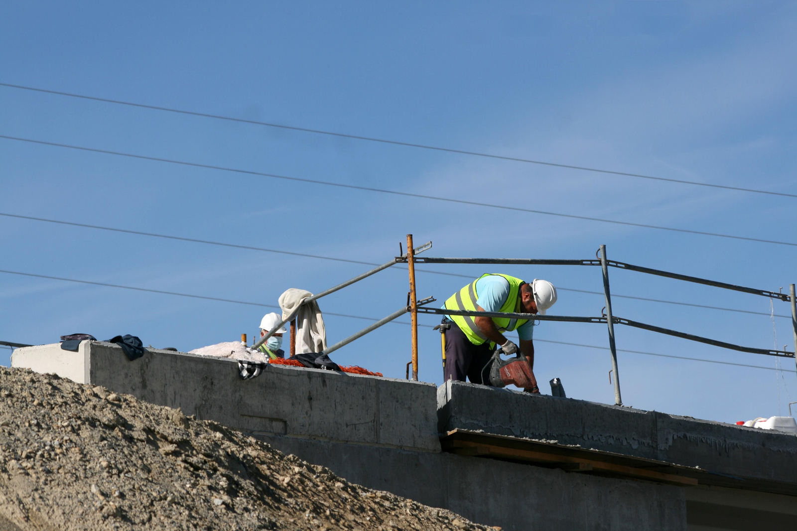 Fotos de la recta final de las obras de la Segunda Circunvalación de Granada
