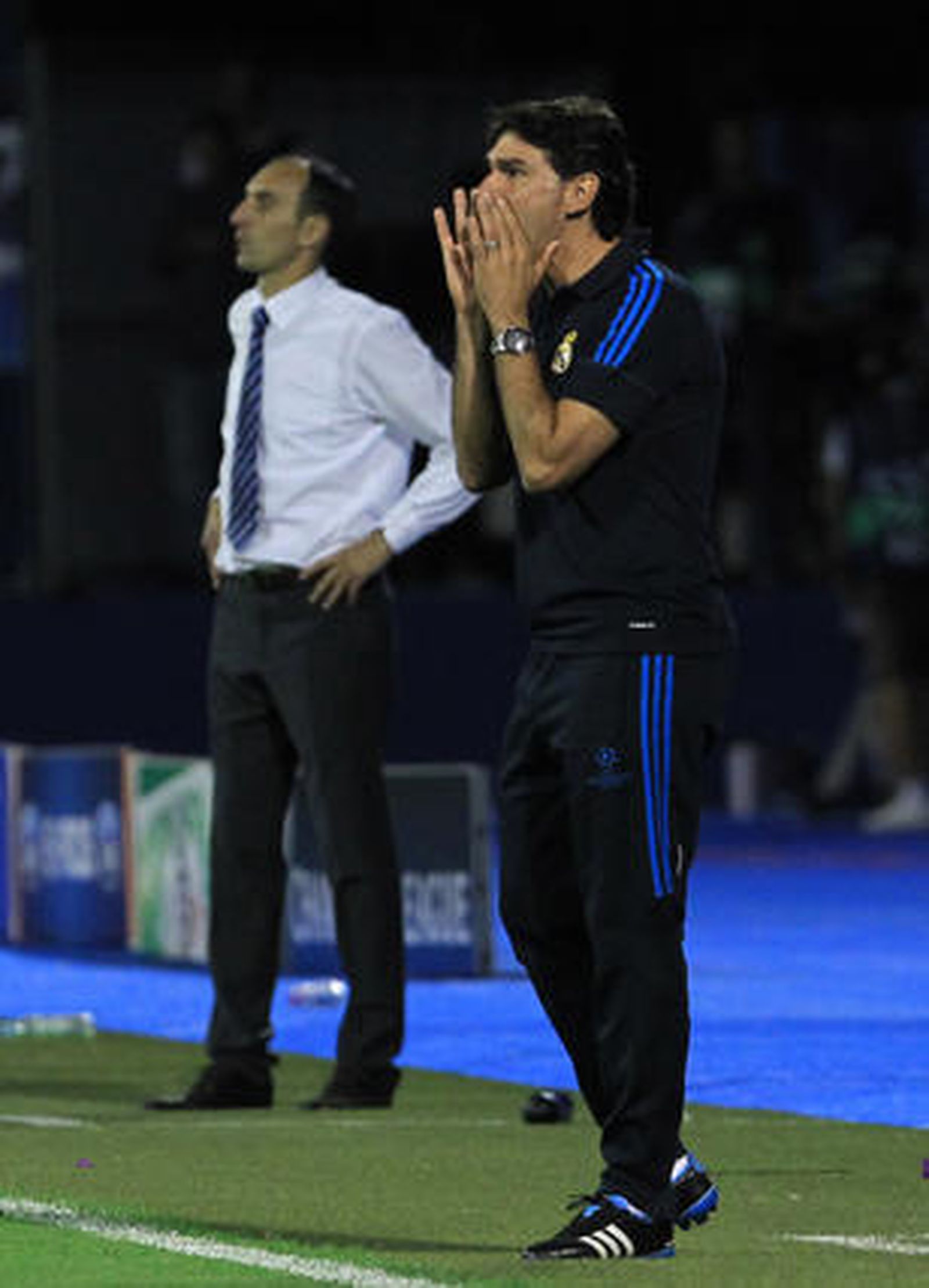 El Real Madrid venció con un tanto de Di María al Dinamo de Zagreb en su debut en Liga de Campeones.

Foto: AFP