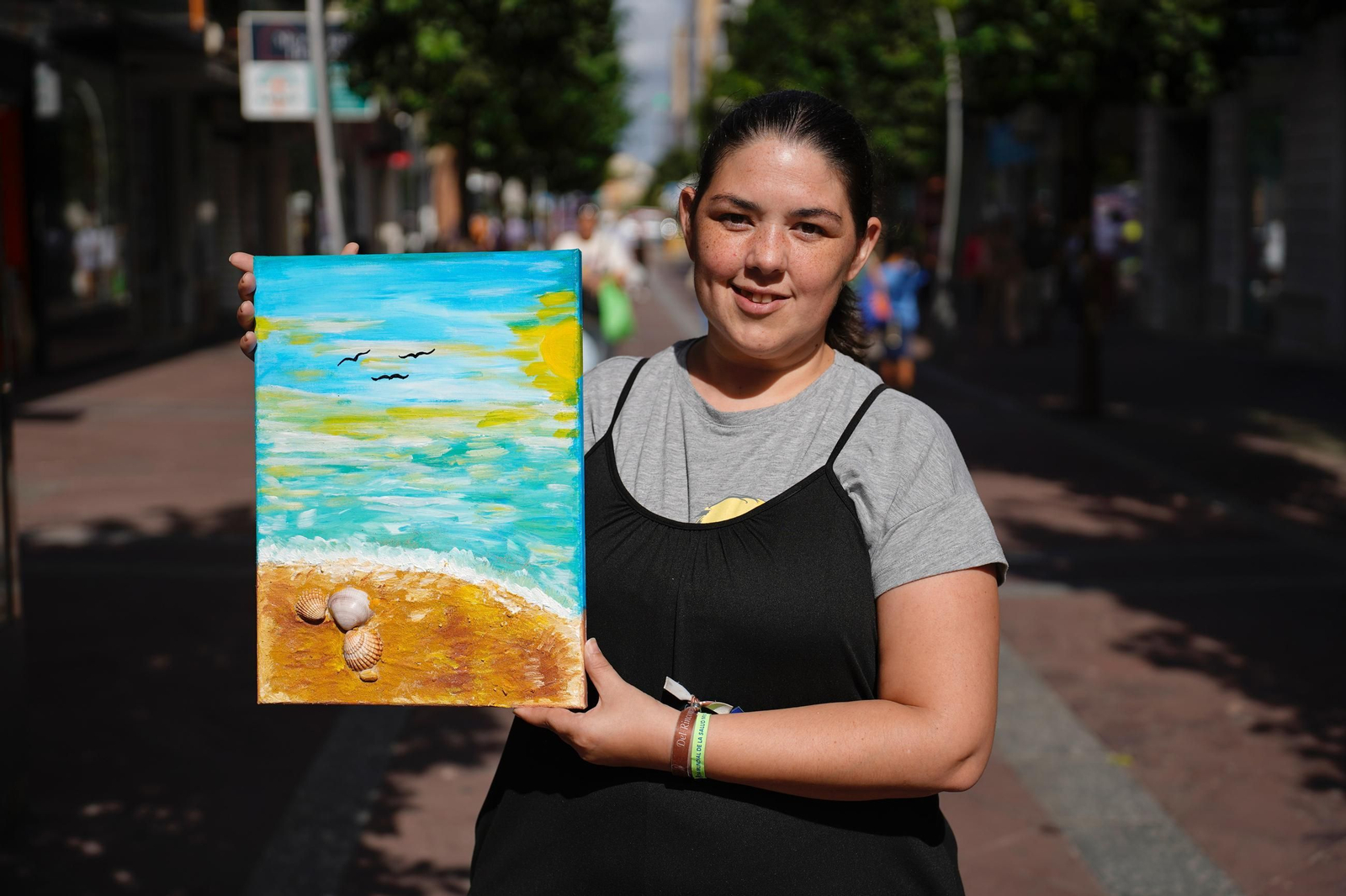Fotografías de las actividades de Afemen por el Día de la Salud Mental