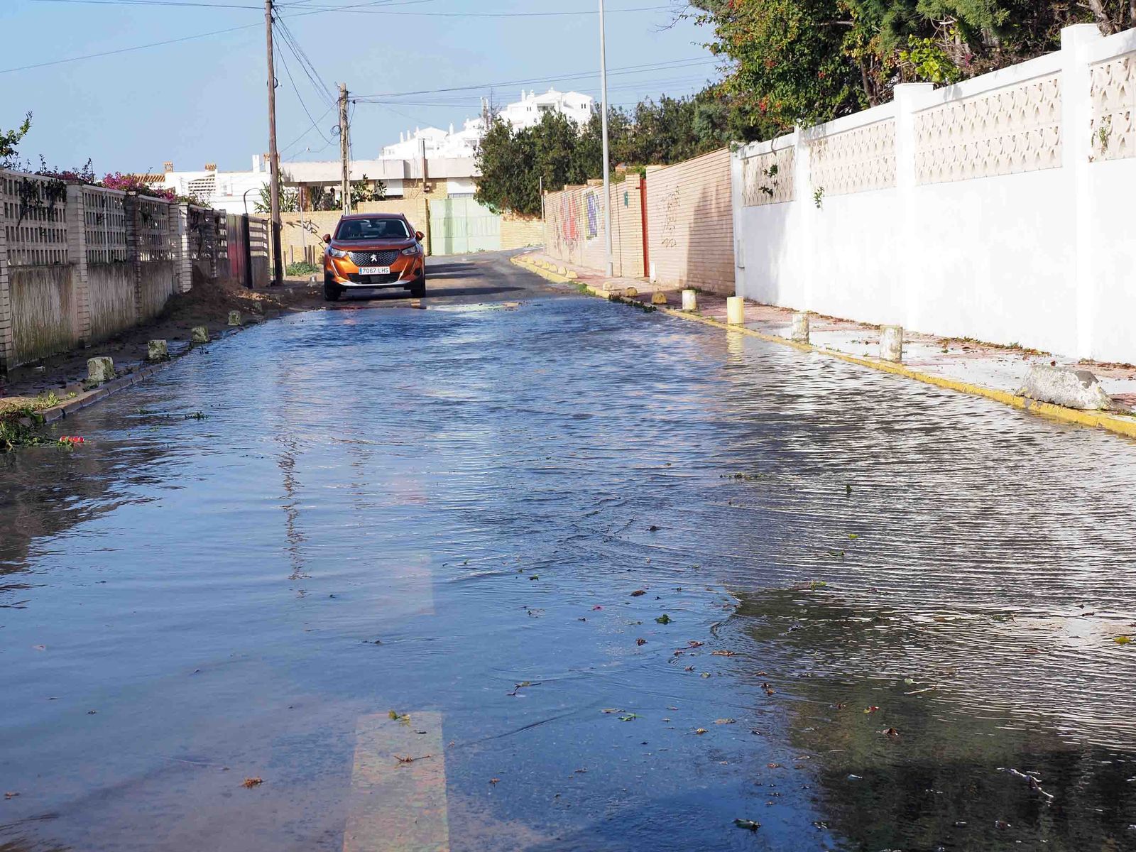 Las imágenes de los daños de la borrasca Irene en El Portil