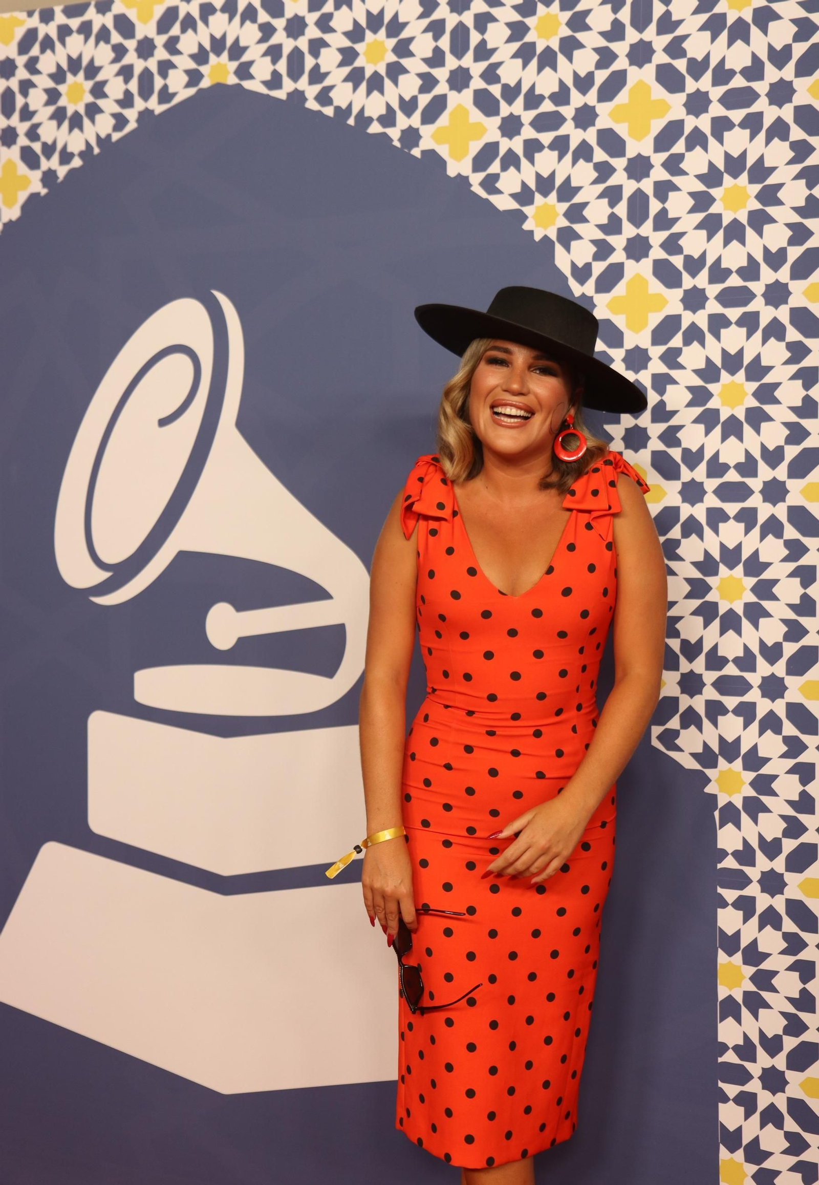 Laura Gallego en el concierto de los Latin Grammy en Sevilla
