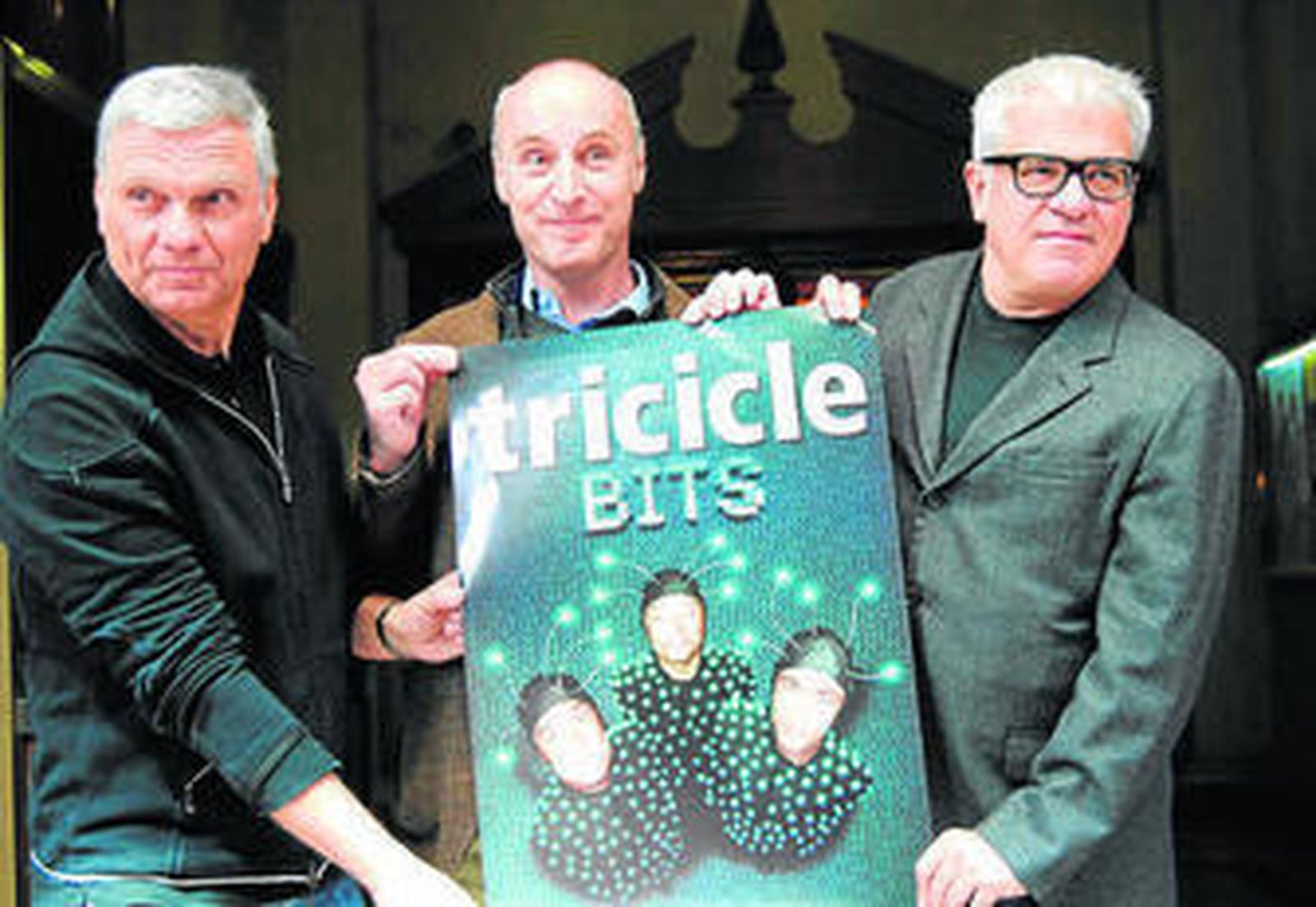 Carles Sans, Paco Mir y Joan Gracia, componentes de Tricicle.