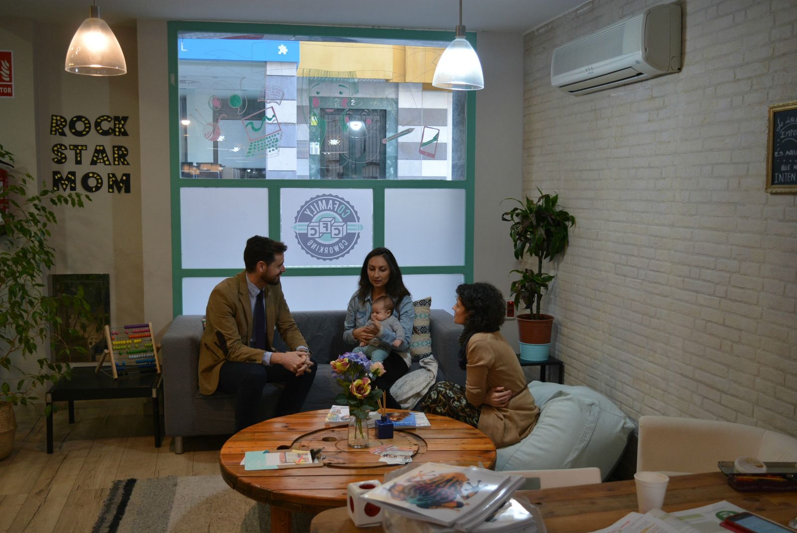 Martín Arcos, en una visita a la empresa.