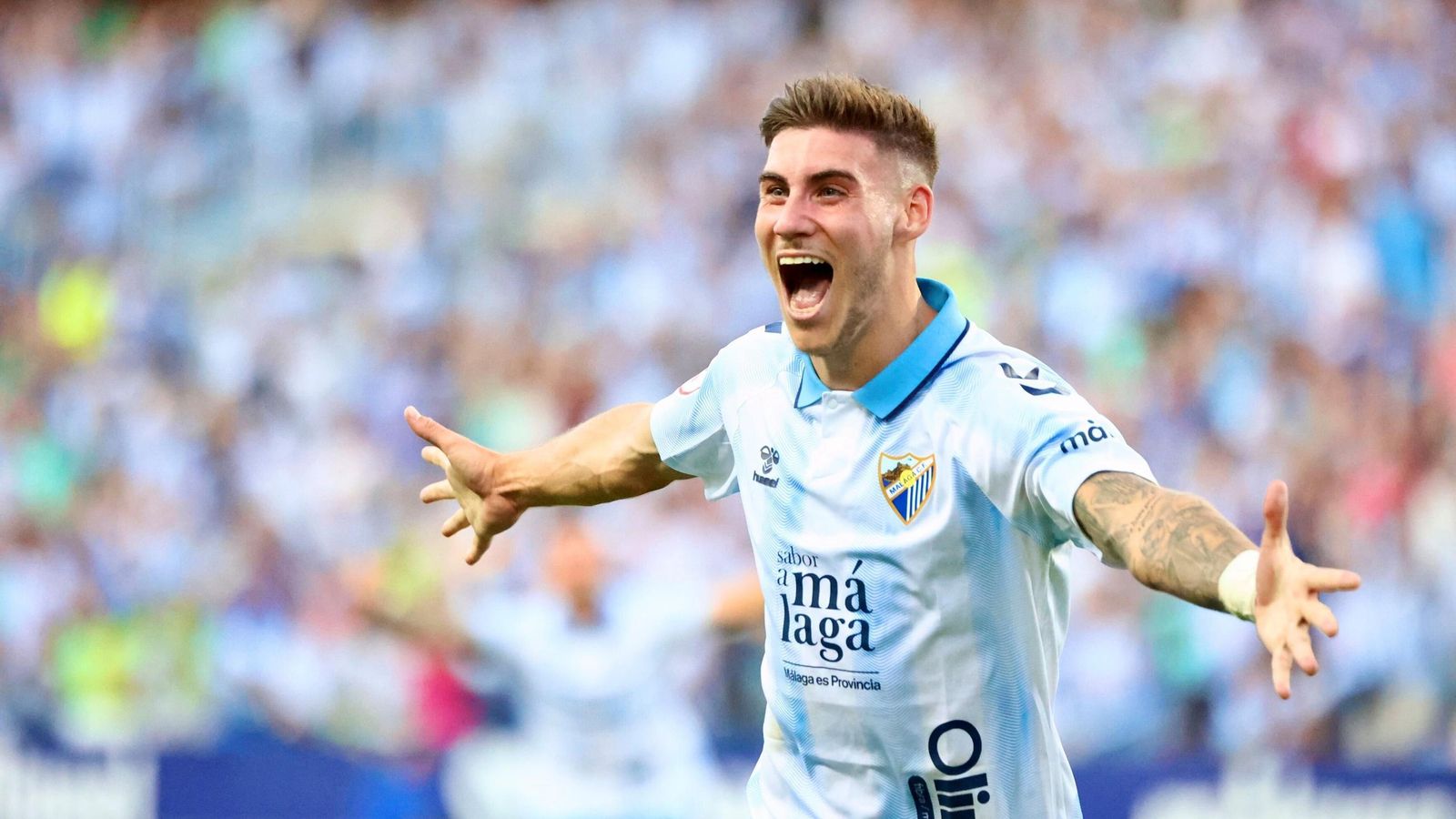 Roberto, su paso por el Málaga CF en fotos