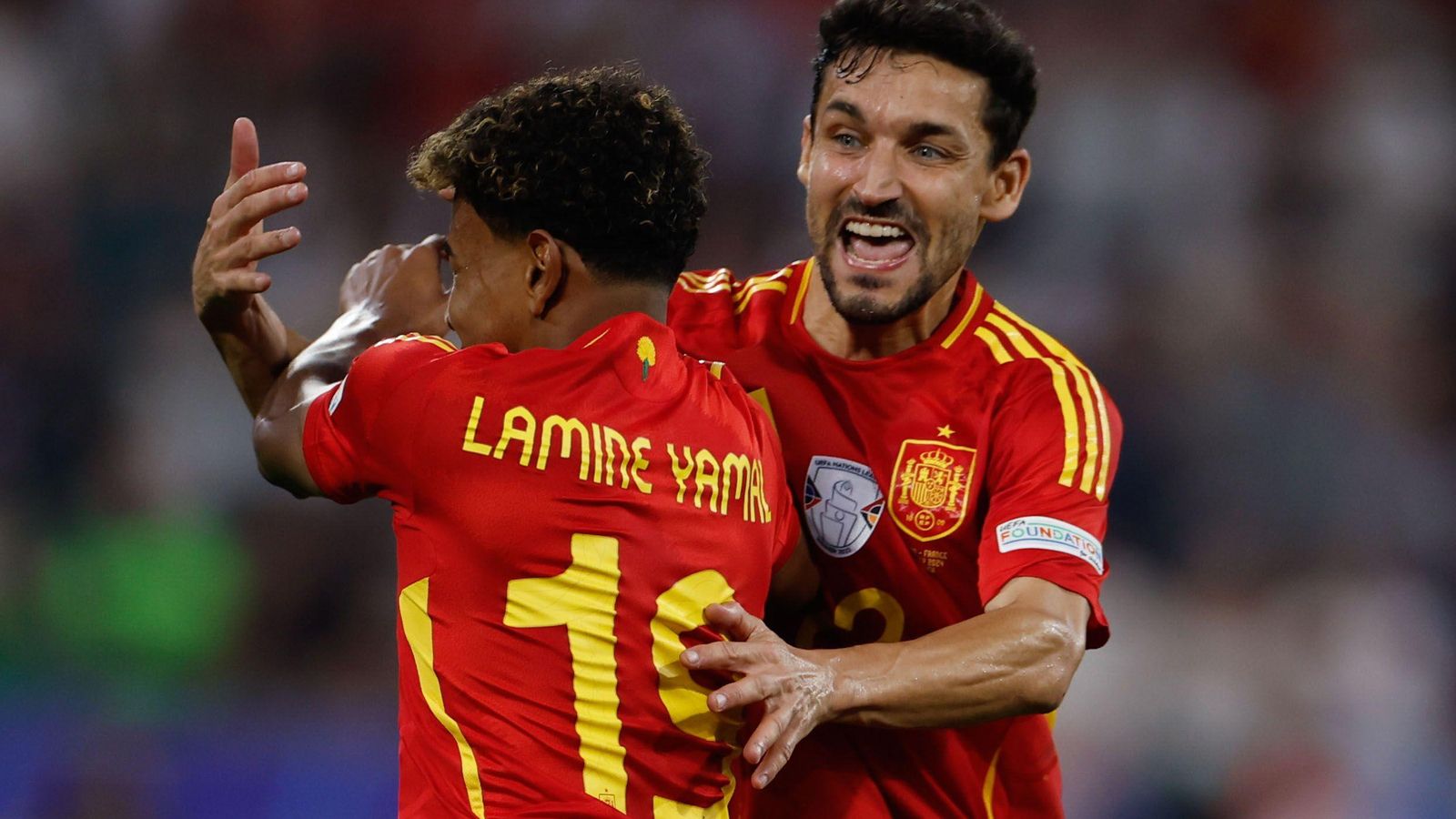 Las mejores imágenes del España - Francia