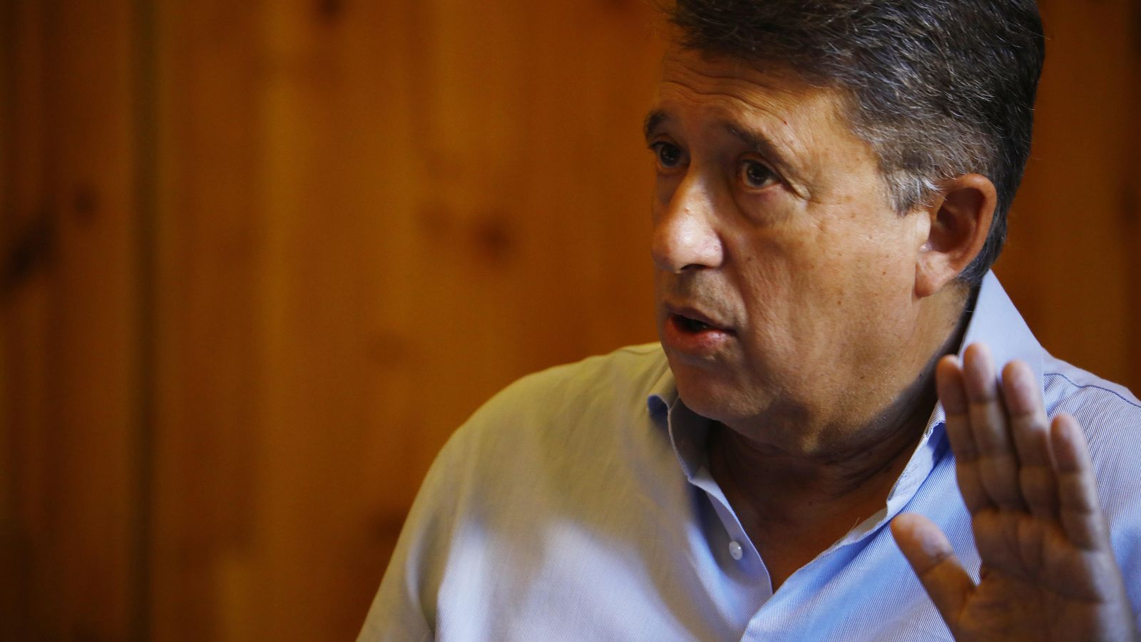 El presidente de Córdoba Ecuestre, Rafael Blanco, durante la entrevista