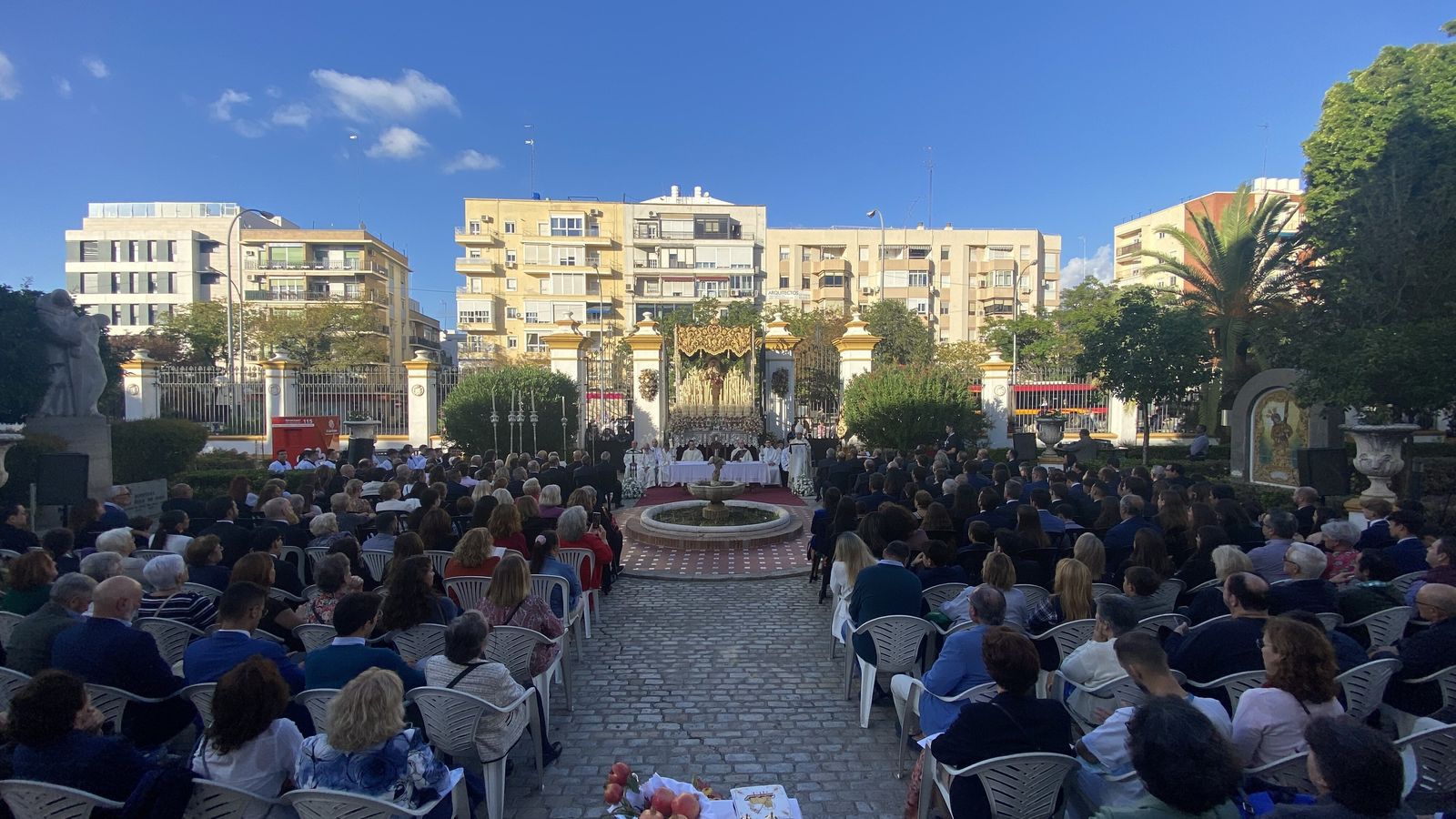 Así estaba el Hospital de San Juan de Dios para la misa estacional