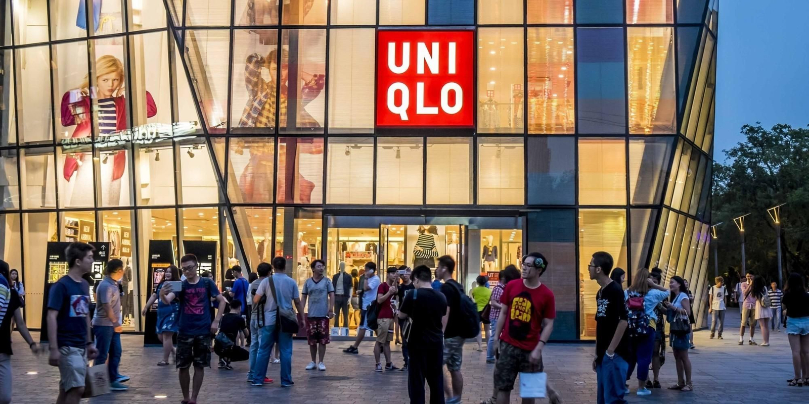Una tienda de la cadena de ropa japonesa Uniqlo.
