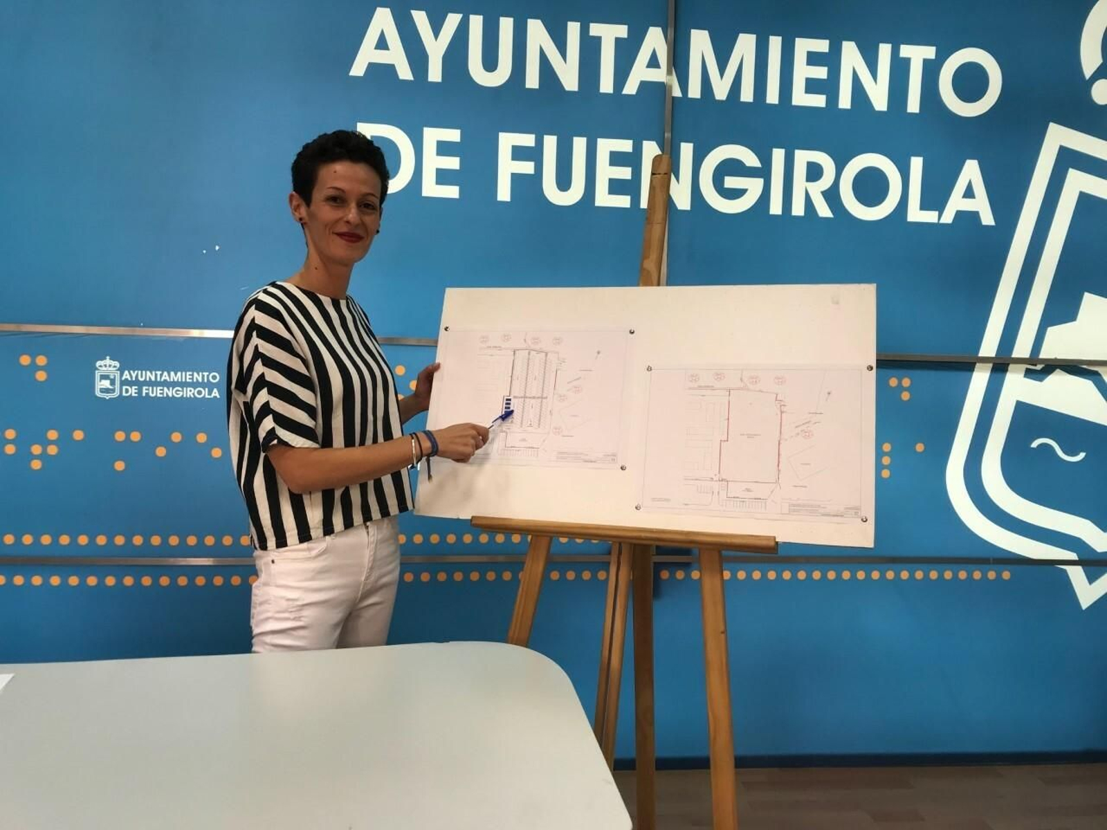 La concejala Dolores Buzón durante la presentación del proyecto.