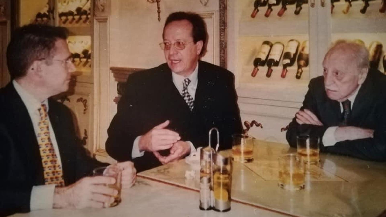 Con Francisco Ayala y Vázquez Medel