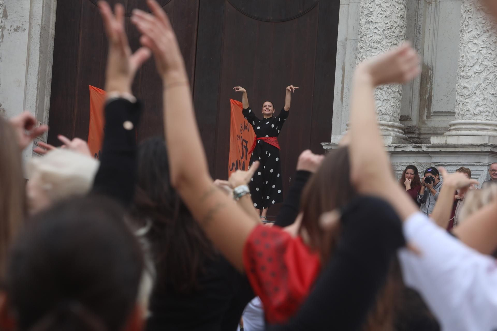 Flashmob con María Moreno y Sergio Monroy