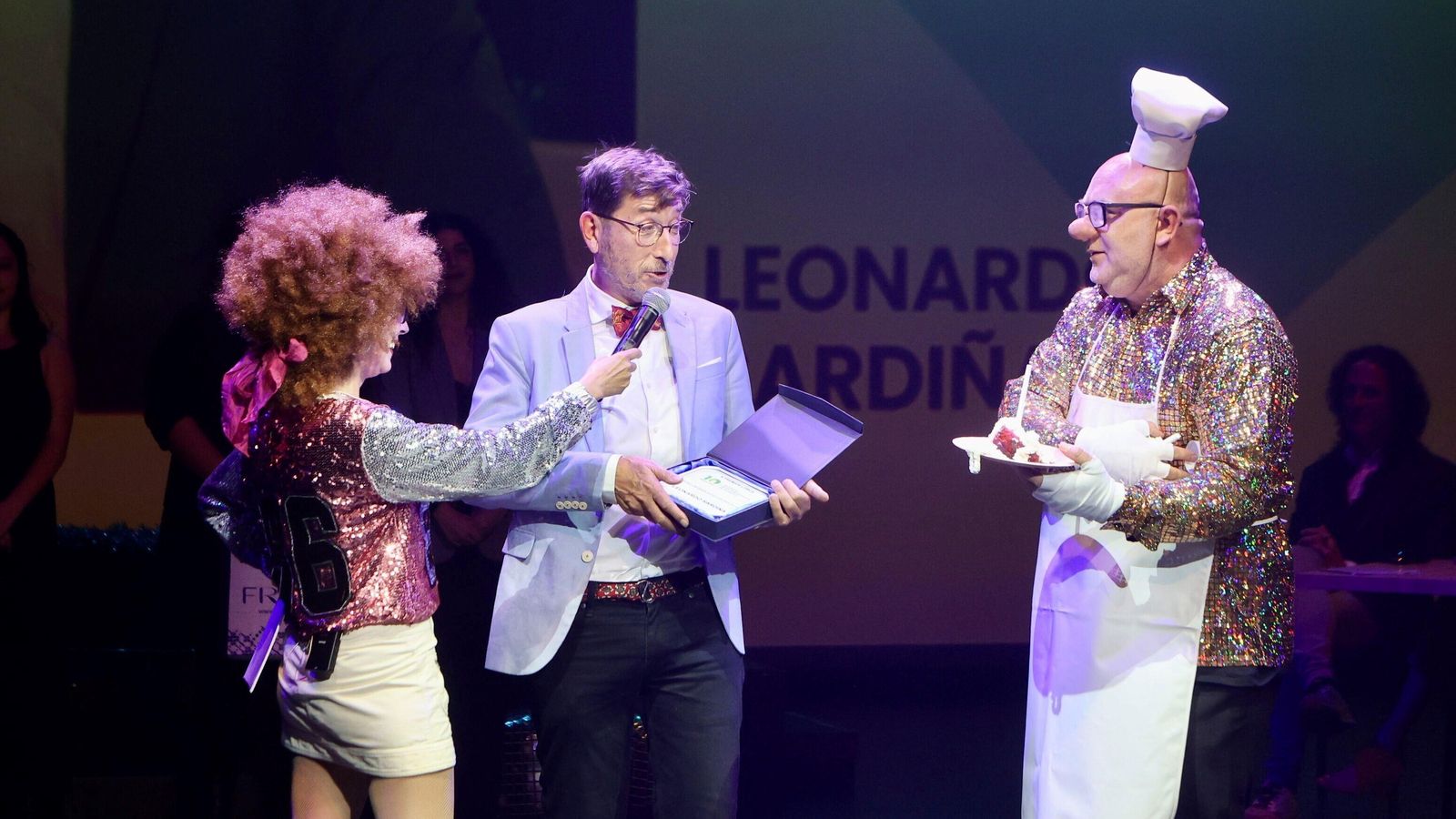 El periodista Leo Sardiña, premio a la labor divulgativa.