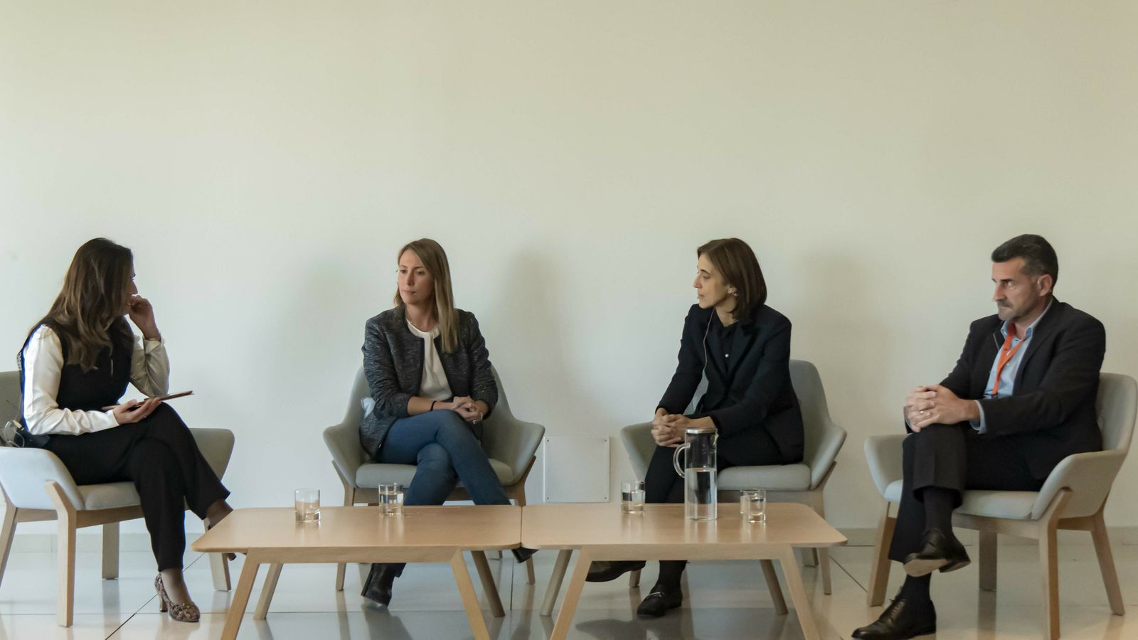 Gemma Hernandez, Pilar Martinez-Cosentino, Pilar López y Hugo de Juan