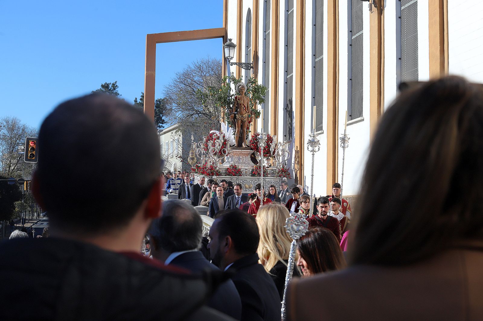 Imágenes de la procesión de San Sebastián en Huelva