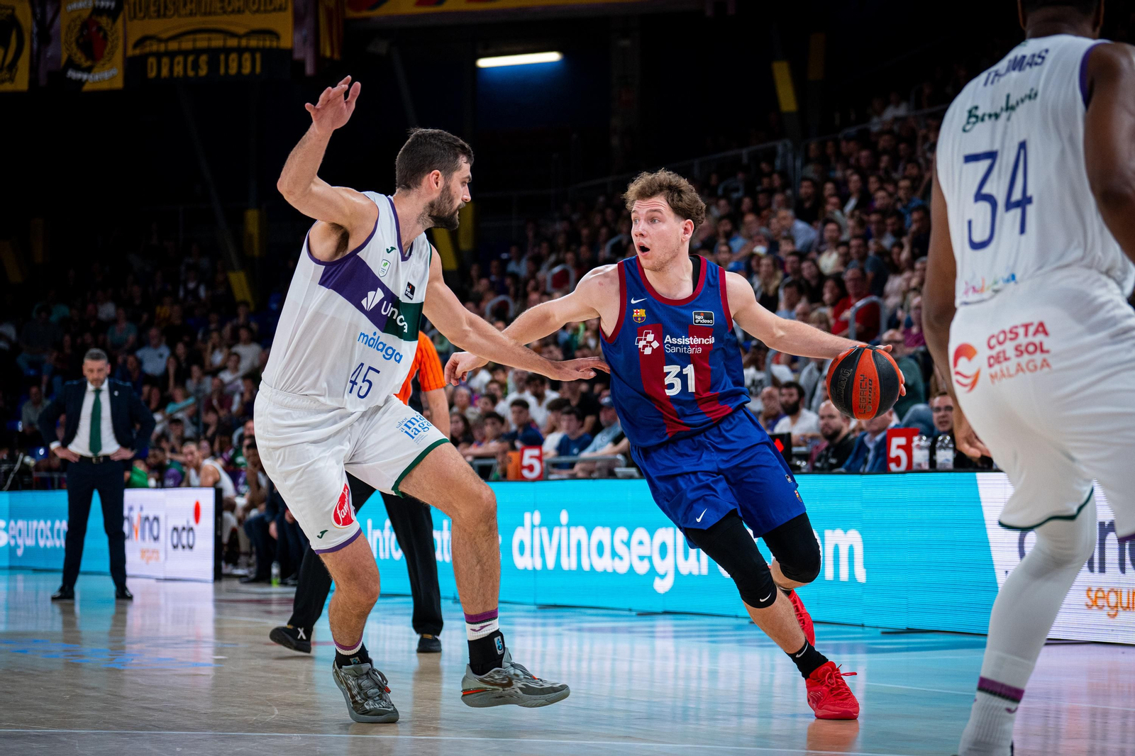 El Barcelona-Unicaja, en fotos
