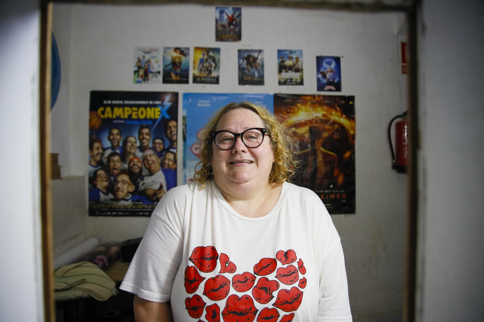 Imágenes de la última proyección en el cine de verano de Garrucha Imágenes de la última proyección en el cine de verano de Garrucha