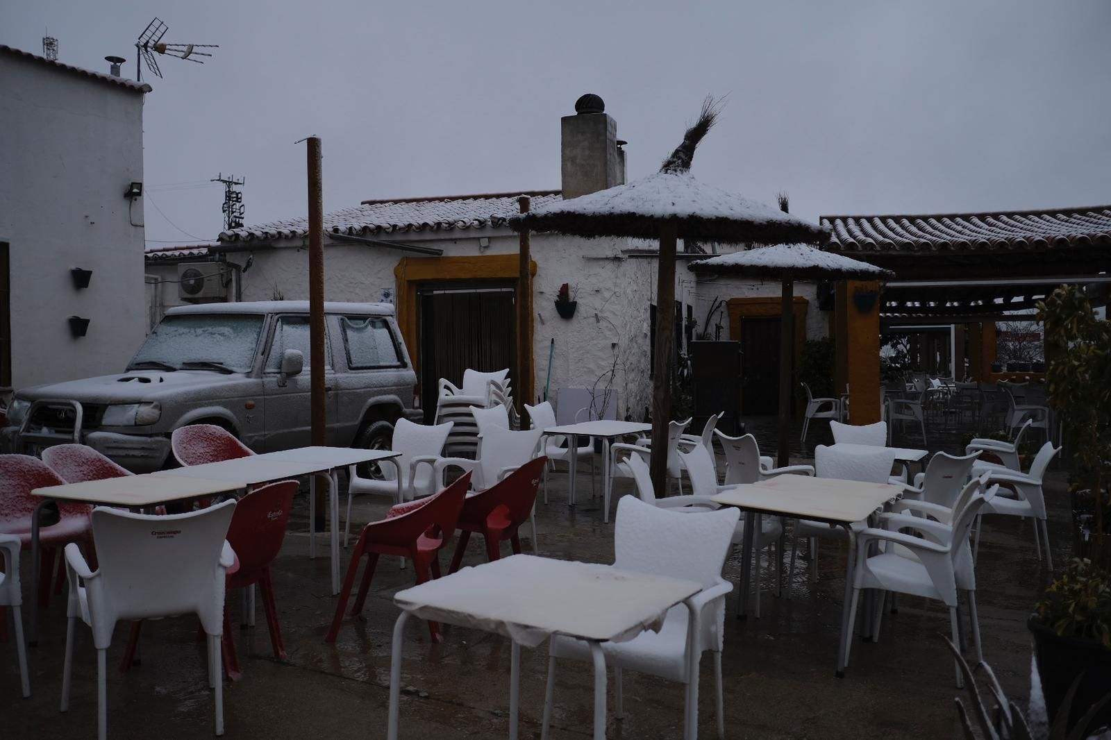 La nieve cubre la Sierra de las Nieves