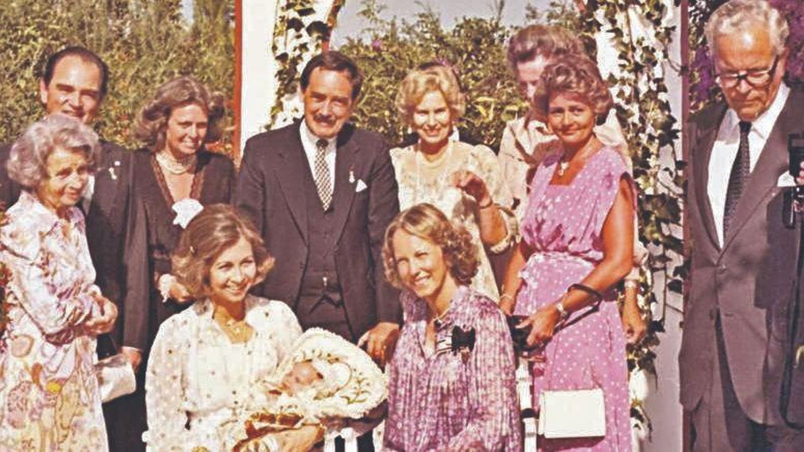 La reina Sofía con María Luisa y su hija Sophie