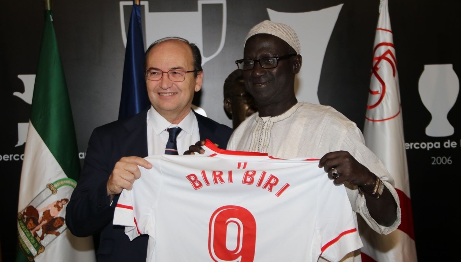 José Castro y Biri-Biri, en una de sus últimas visitas.