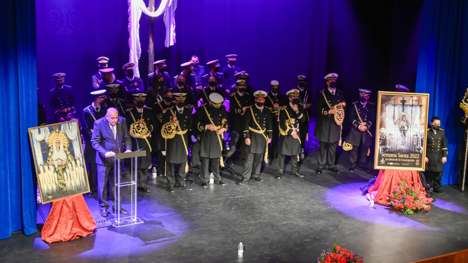 Las fotos de la presentación del cartel de la Semana Santa 2022 de La Línea
