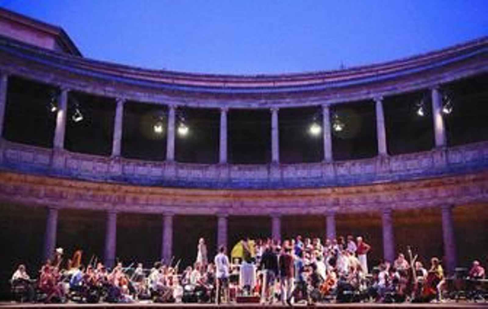 Uno de los ensayos de 'Carmen'.