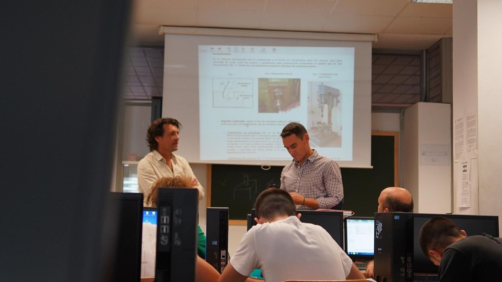 Una de las clases del ciclo.