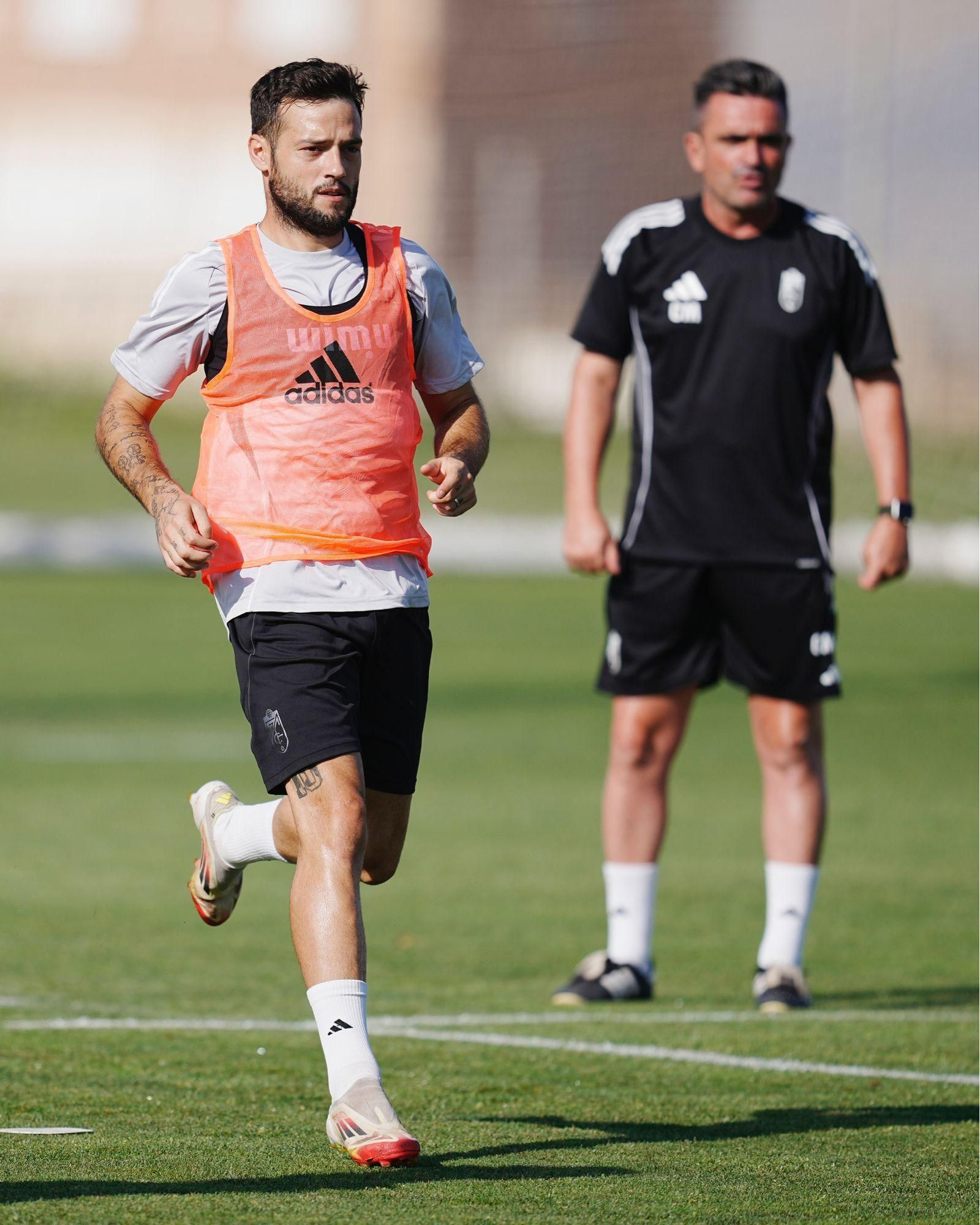 Un entrenamiento de pretemporada del Granada CF