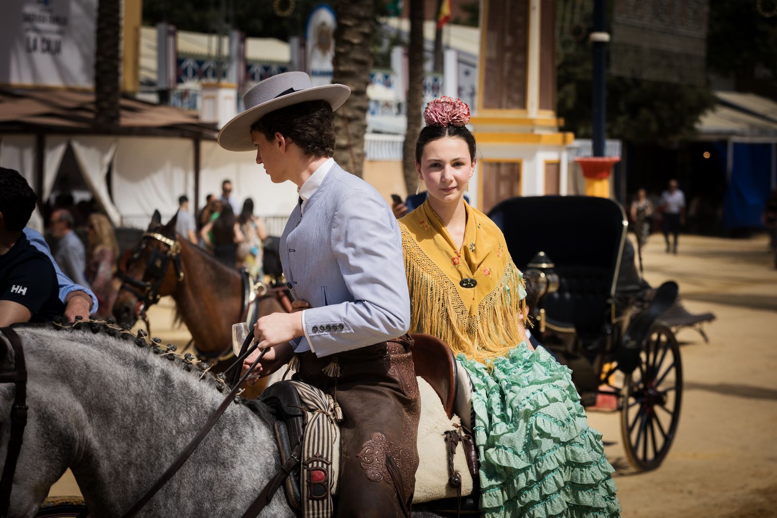 Búscate en las fotos del sábado en la Feria de Jerez