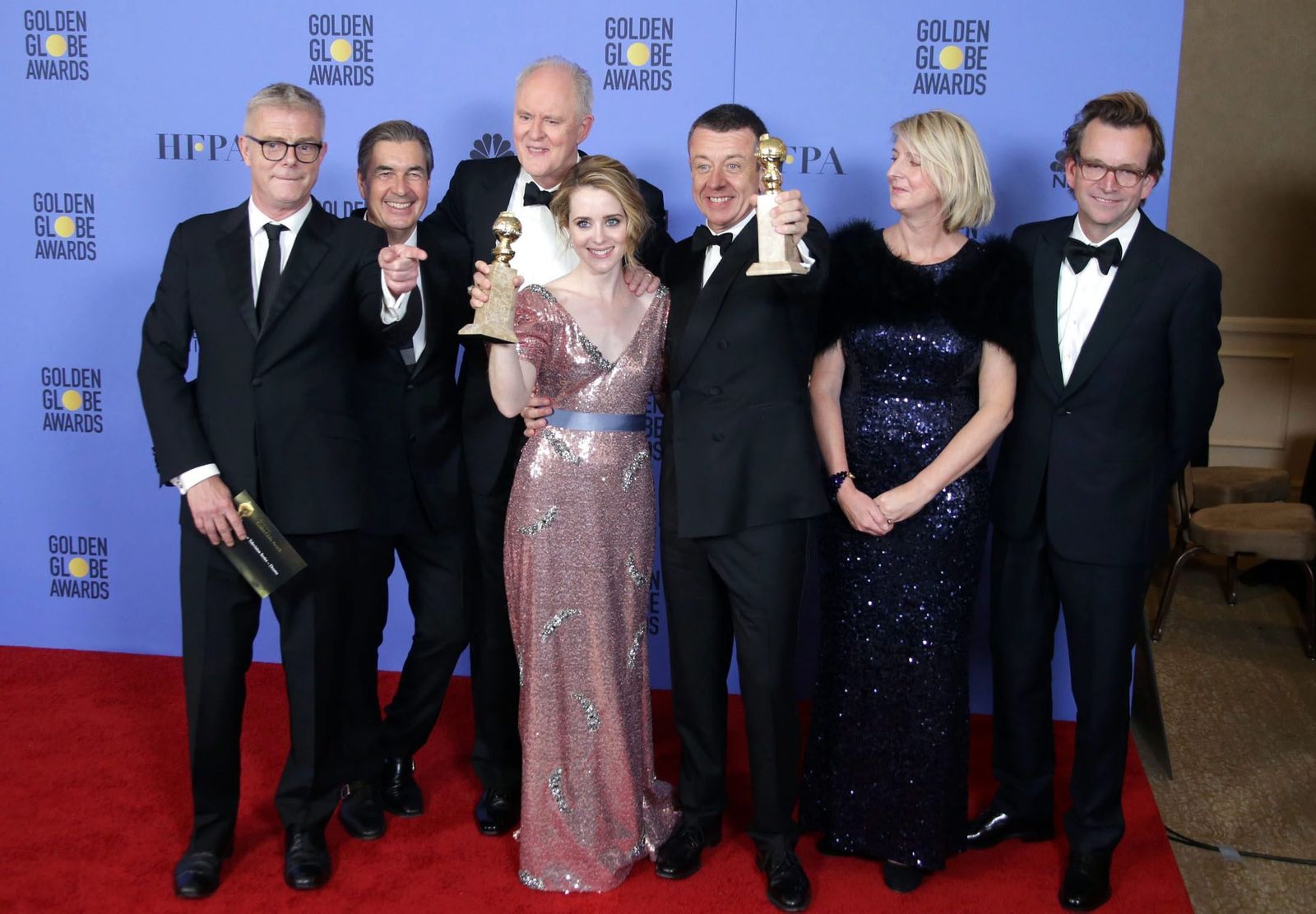 El equipo de 'The Crown'./ Efe