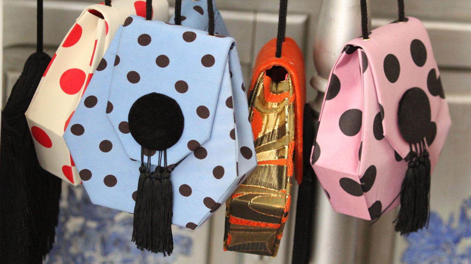 Bolsos para llevar los enseres durante el camino.