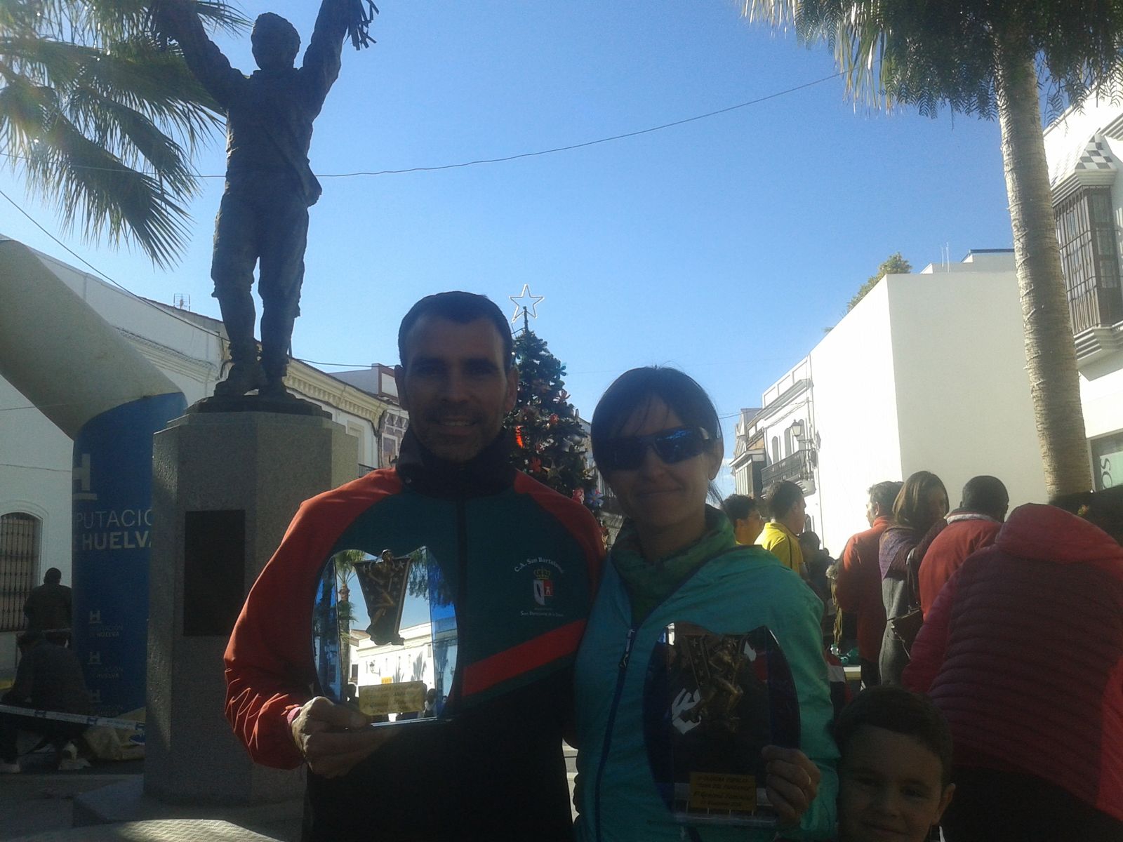 Miguel Tejera y Elena Márquez fueron los mejores en Alosno.