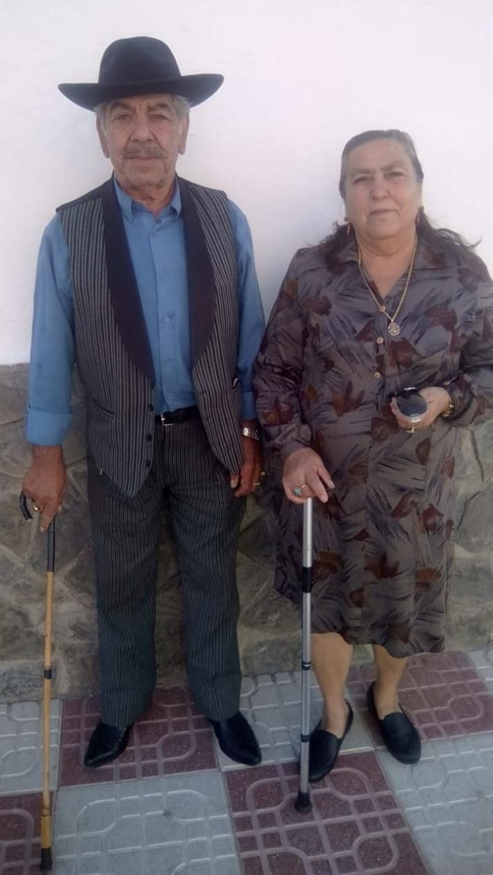 José Jiménez Fajardo y su esposa Dolores Ortiz Jiménez