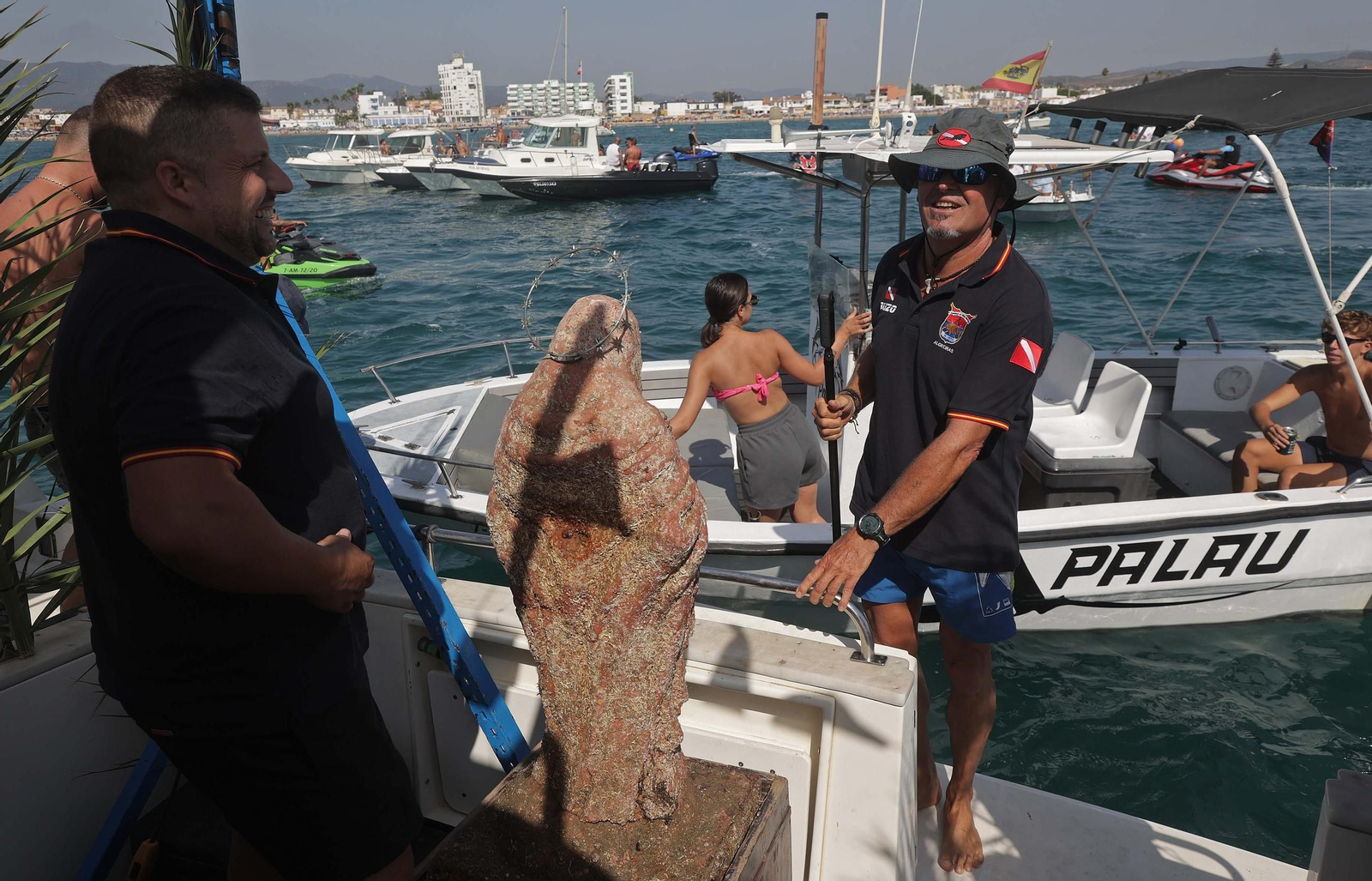 Las mejores fotos de la romería marítima de la Virgen de la Palma de Algeciras 2025