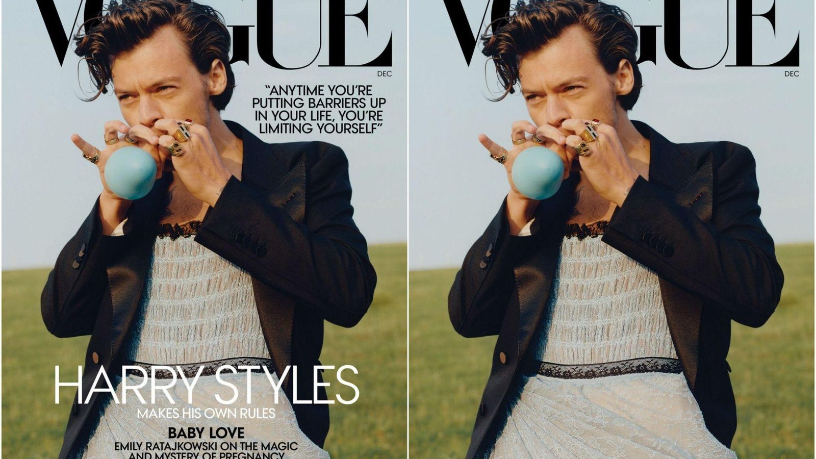 Portada de Vogue con Harry Styles.