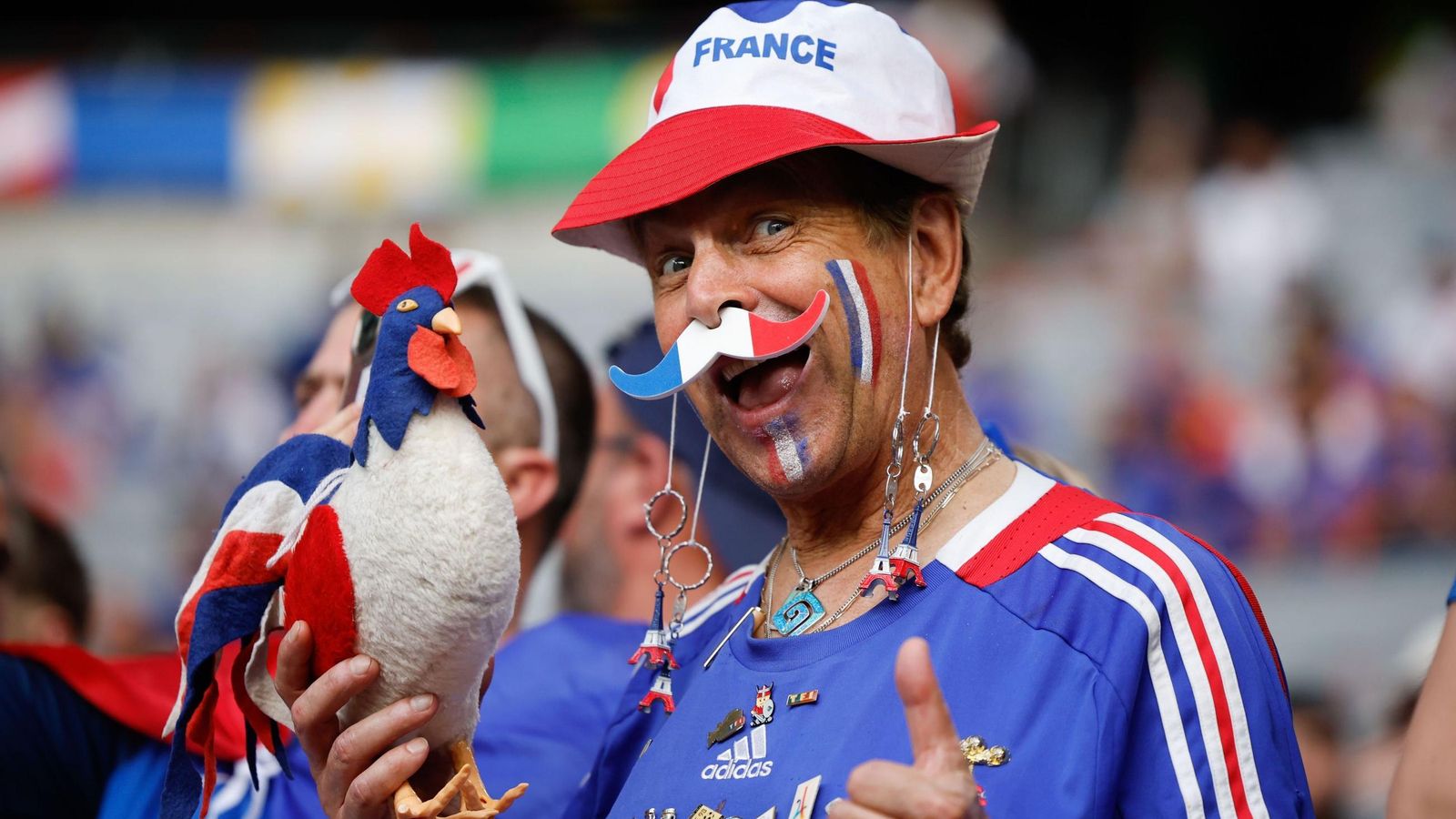 Las mejores imágenes del España - Francia