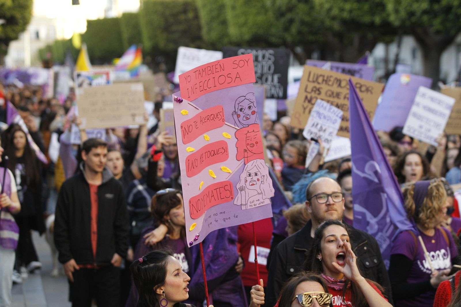 Fotogalería manifestación Día Internacional de la Mujer