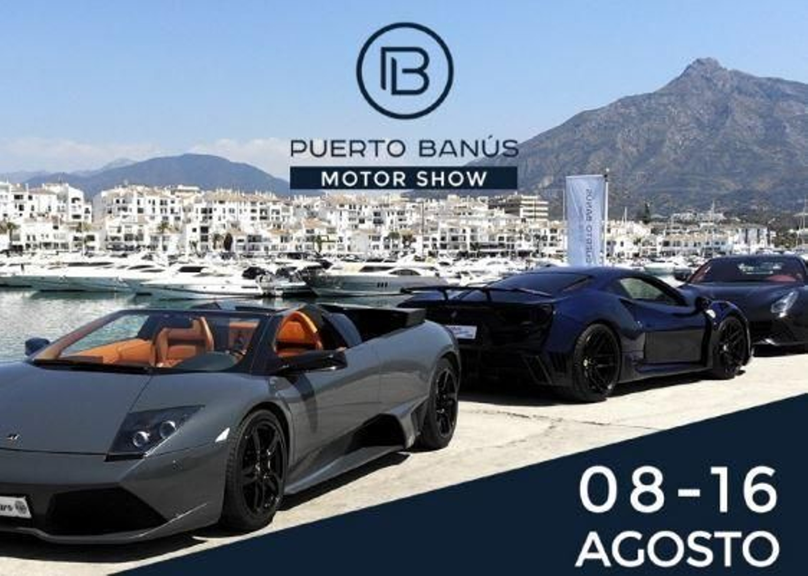 Cartel de Puerto Banús Motor Show.