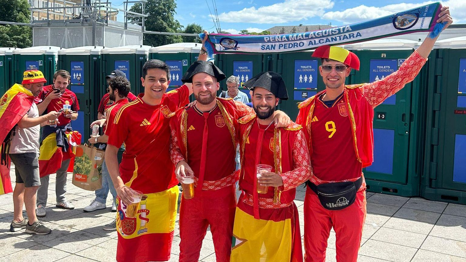 La Peña Malaguista de San Pedro, en Stturgart.