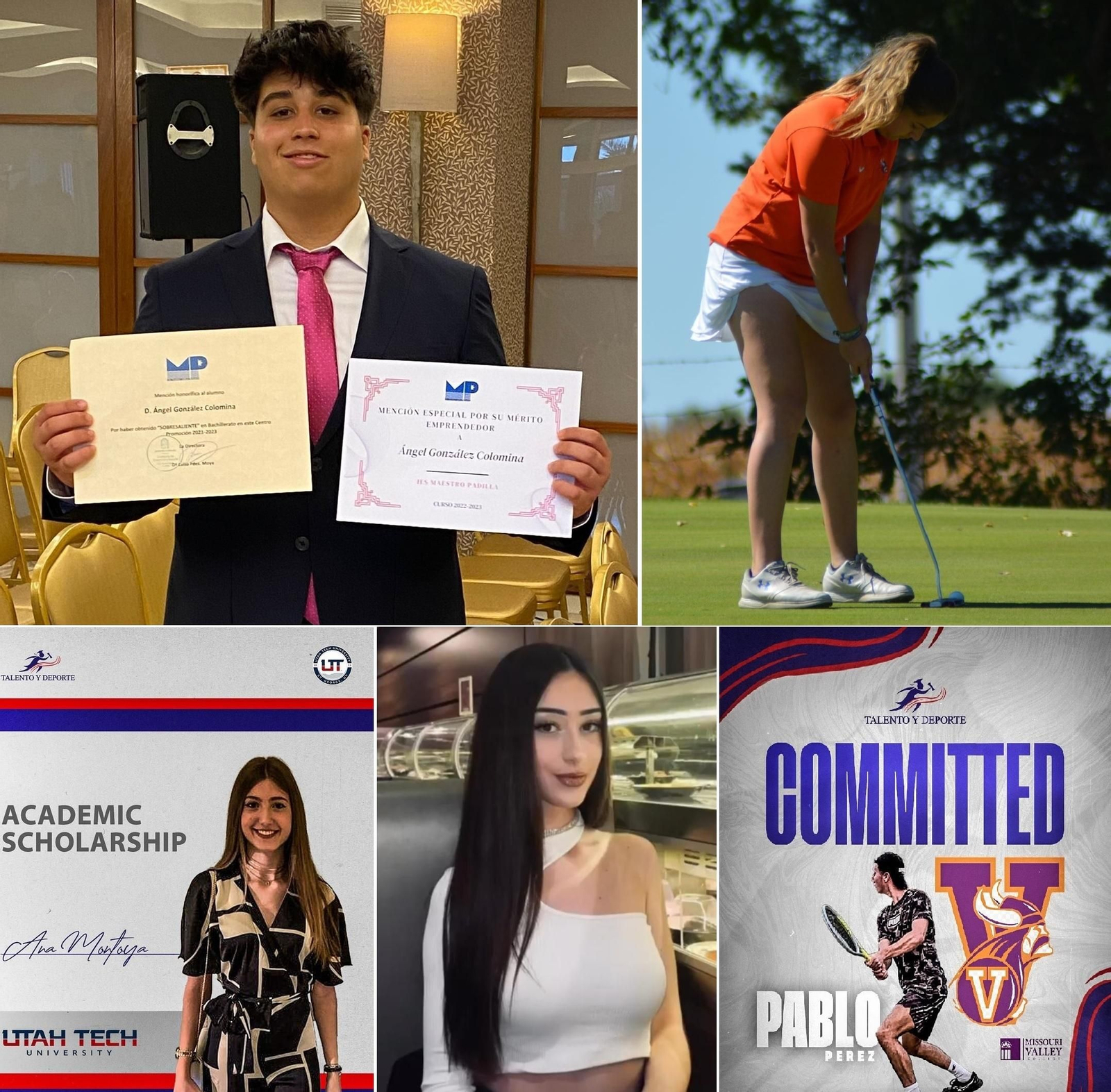 Ángel estudiará en Estados Unidos. Sandra ya ha terminado el grado y se queda a trabajar.