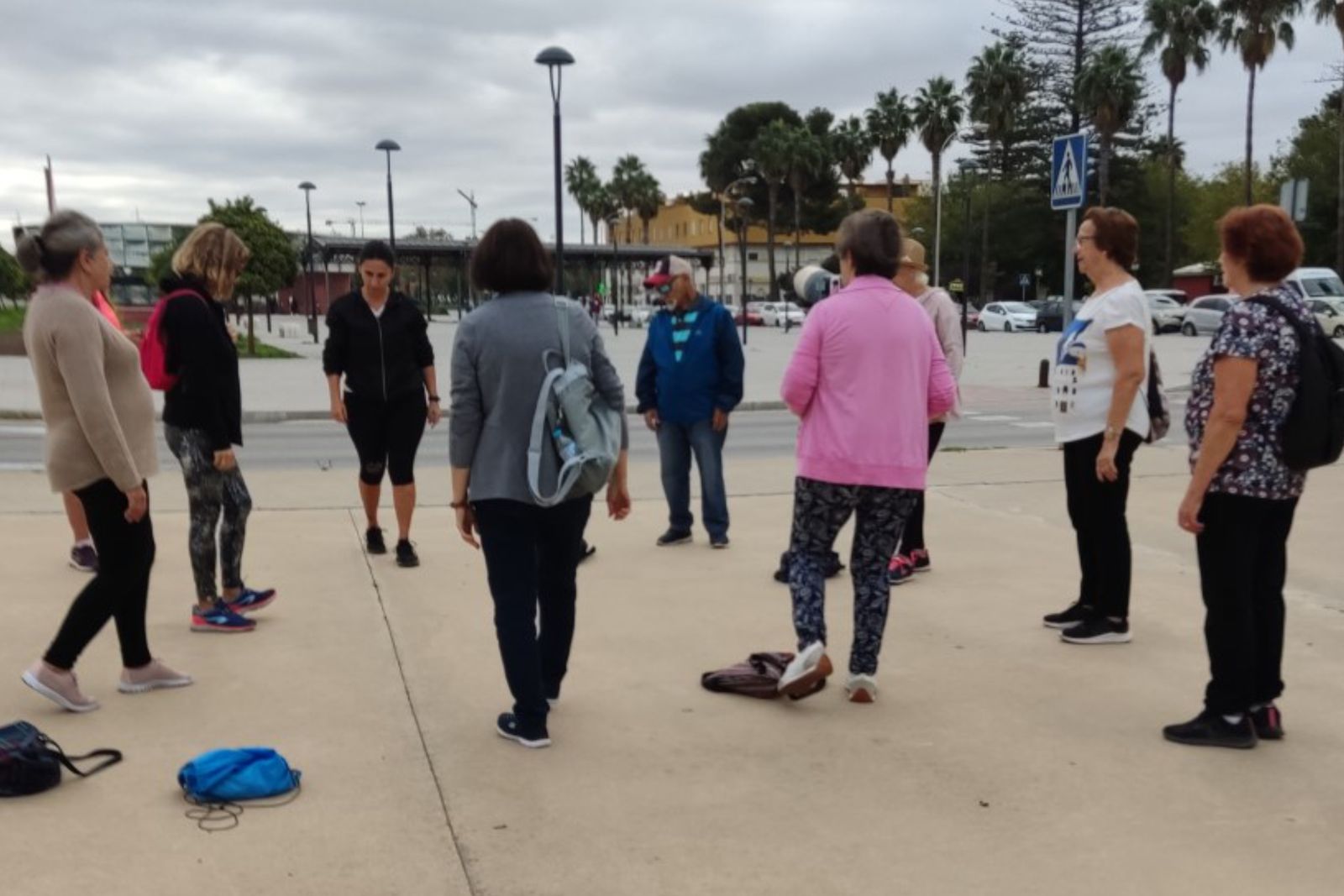 Actividades saludables en el Paseo de Andalucía