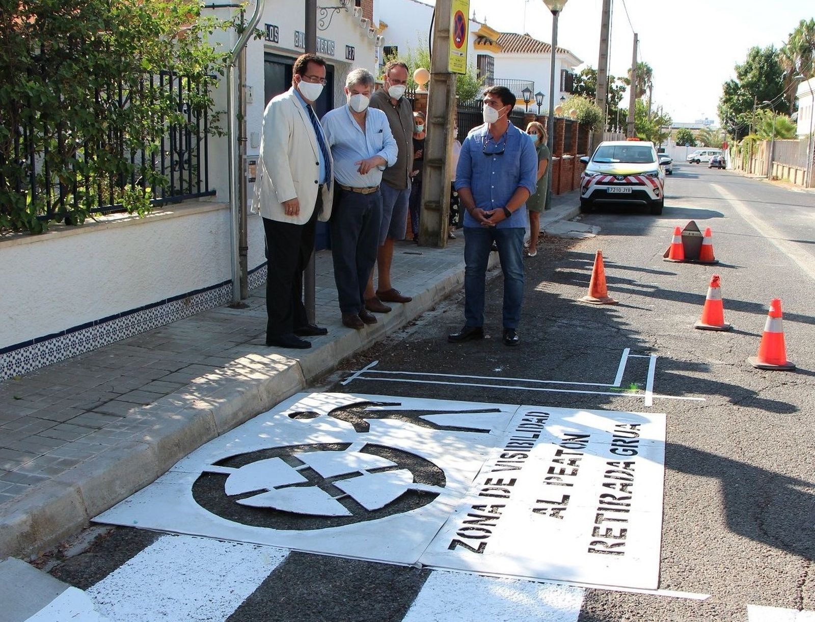 El Ayuntamiento mejora la accesibilidad y la seguridad vial en Santa Clara