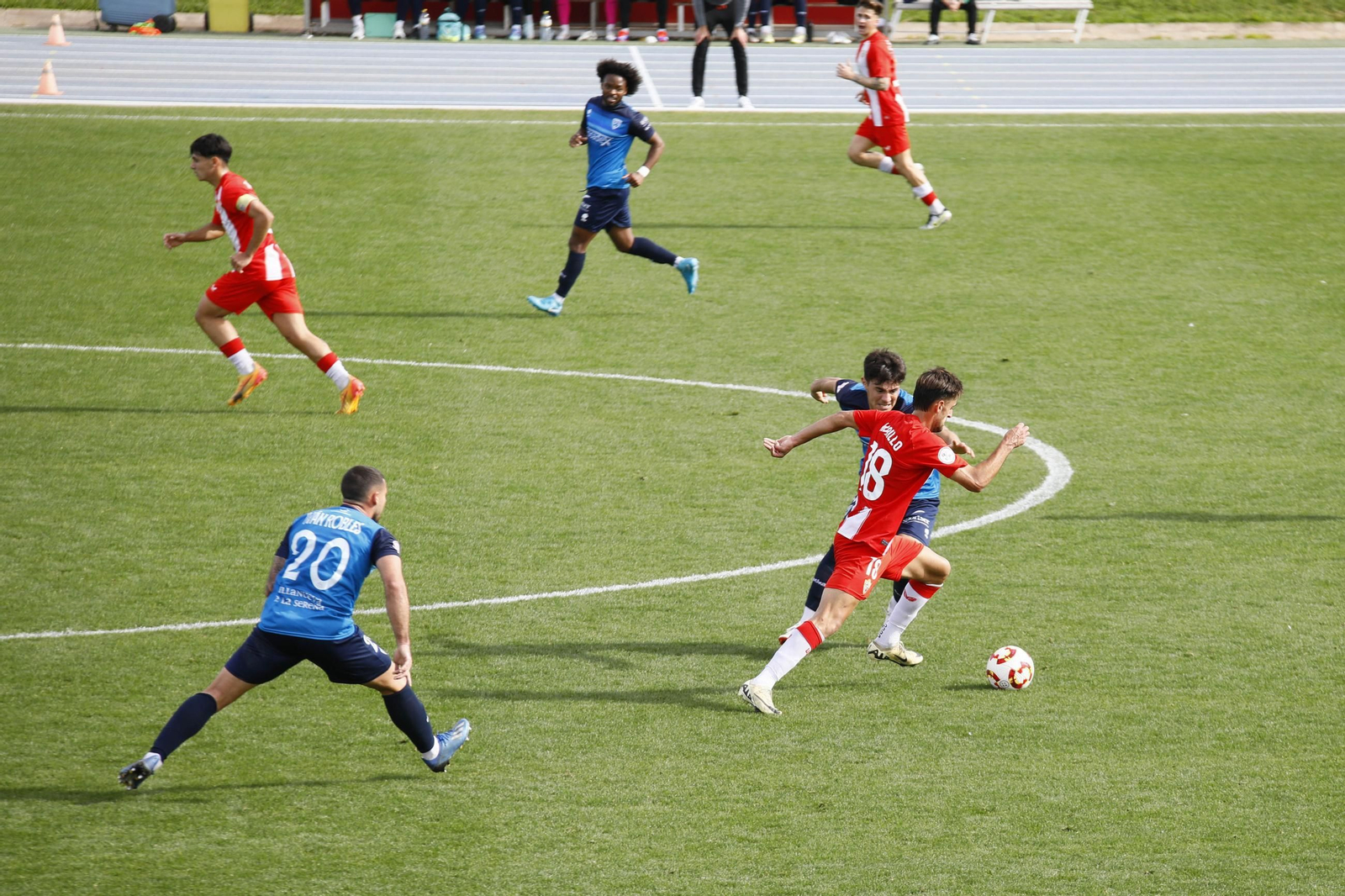 Imágenes del partido entre Almeria B contra Villanovense de segunda RFEF