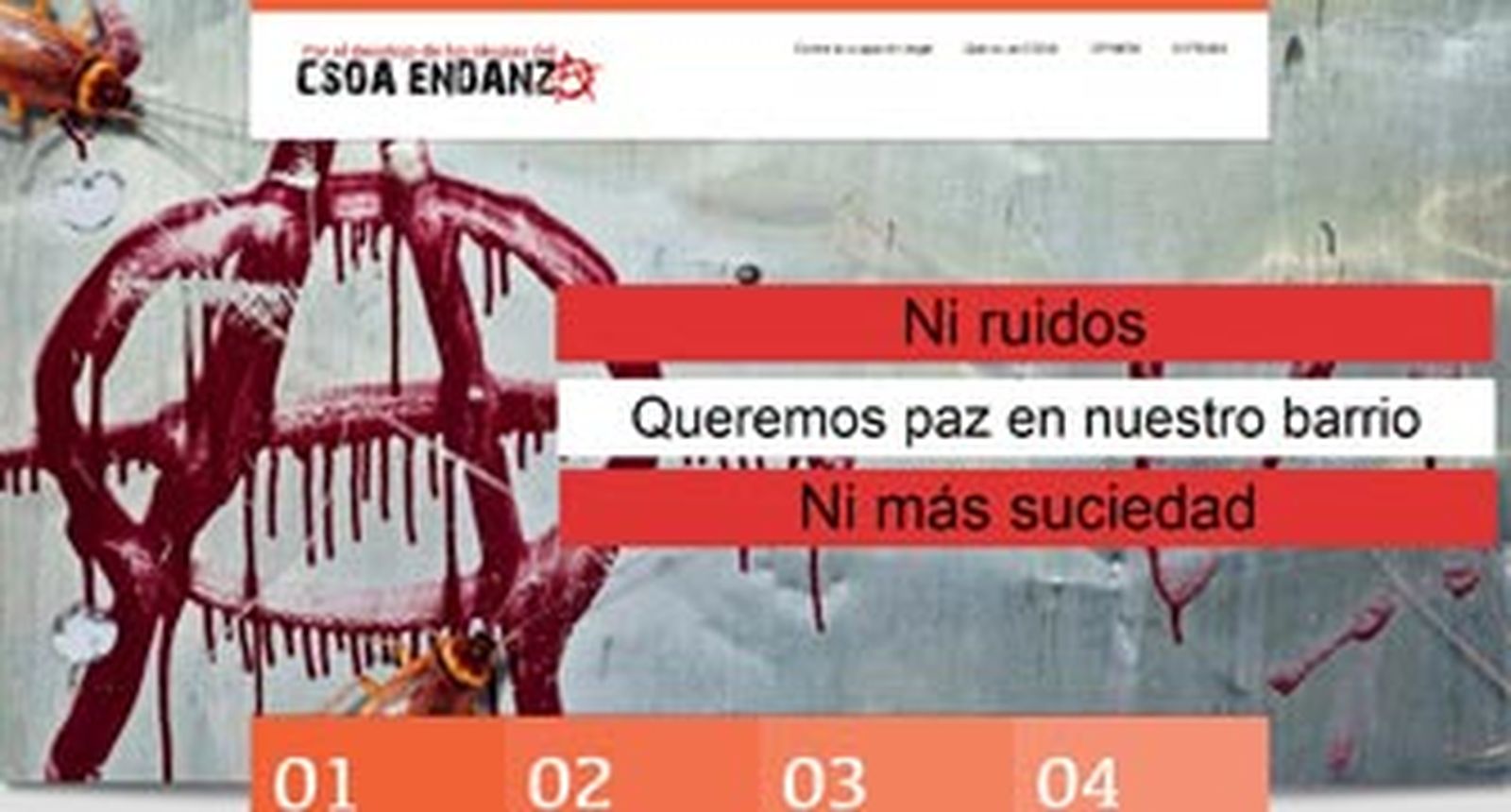 Crean una web para pedir el desalojo de los okupas de la sala de danza de San Luis